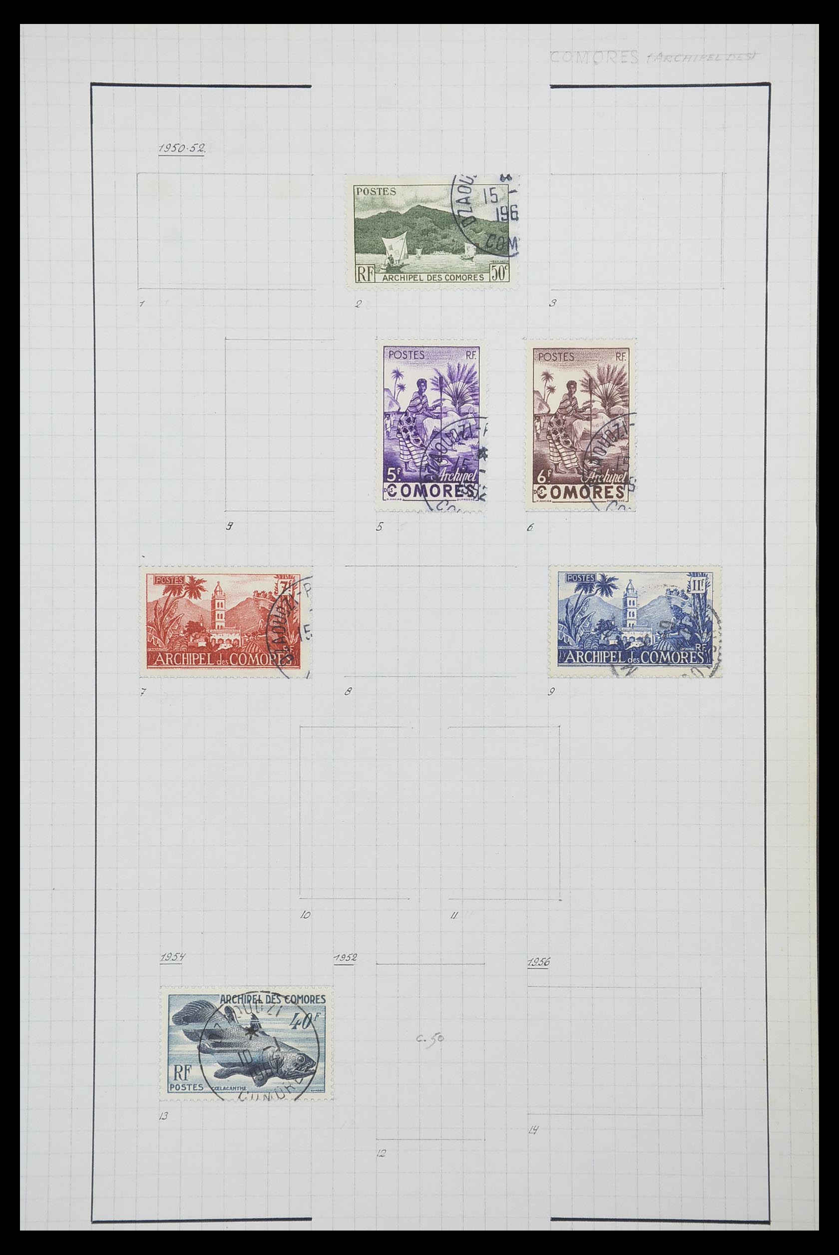 33809 027 - Postzegelverzameling 33809 Franse koloniën 1850-1970.