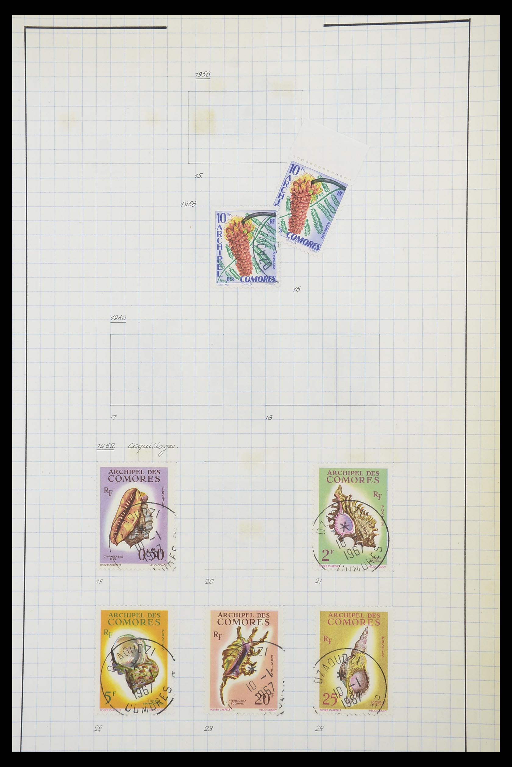 33809 029 - Postzegelverzameling 33809 Franse koloniën 1850-1970.