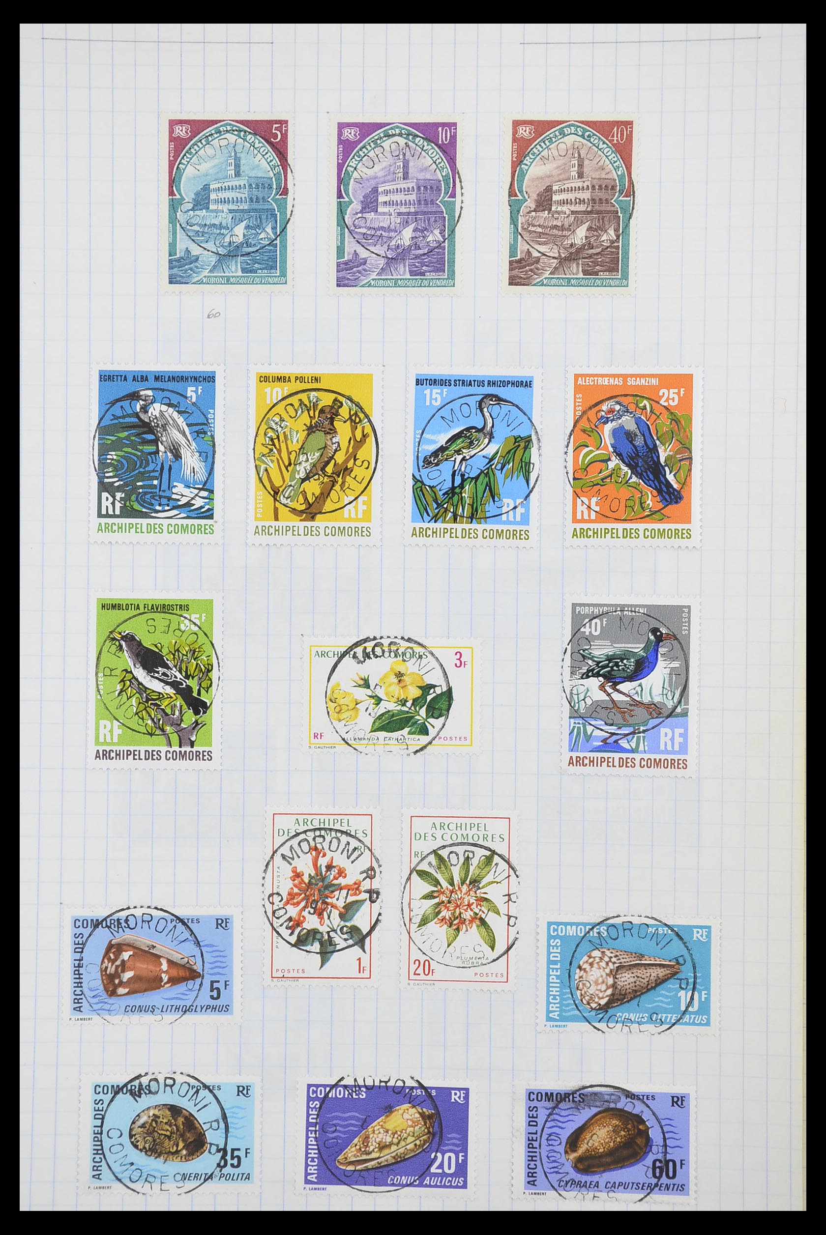 33809 036 - Postzegelverzameling 33809 Franse koloniën 1850-1970.