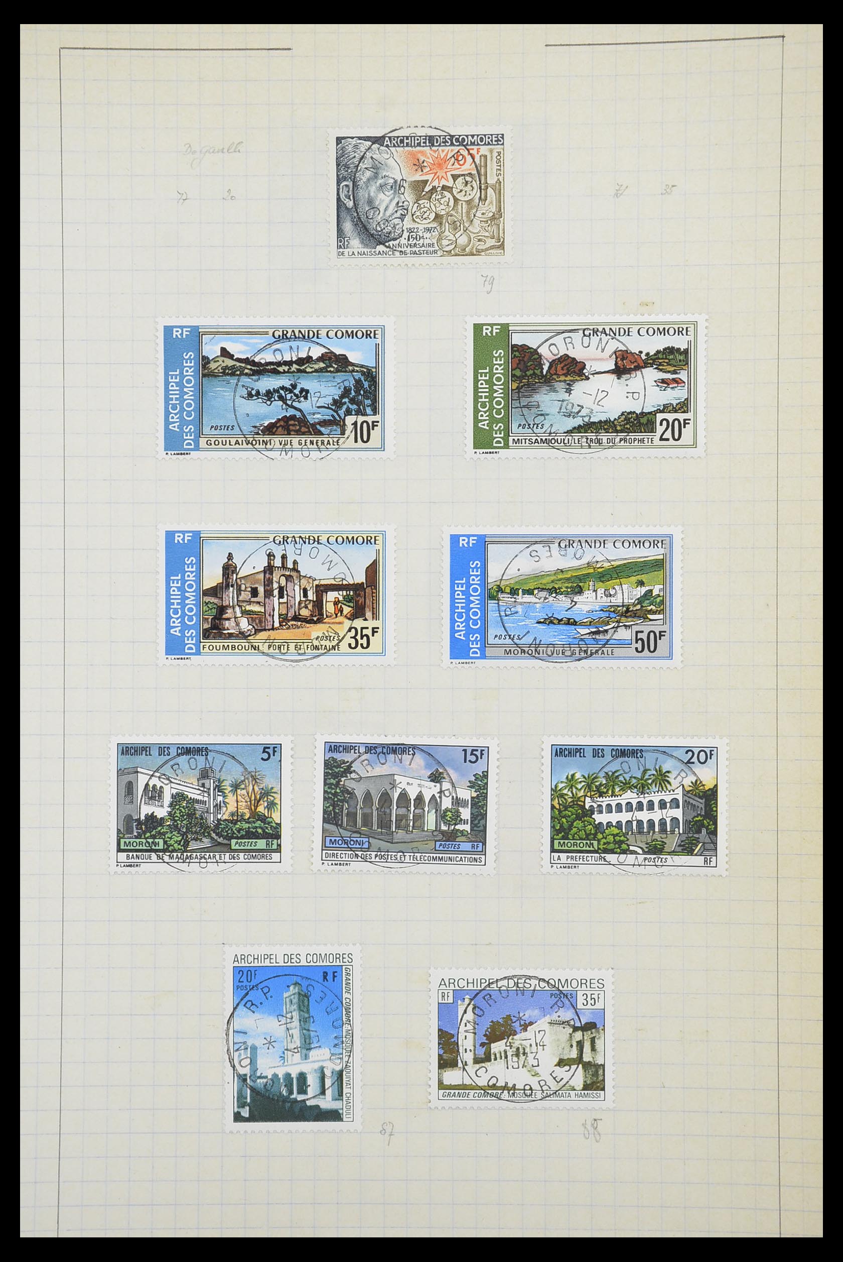 33809 037 - Postzegelverzameling 33809 Franse koloniën 1850-1970.
