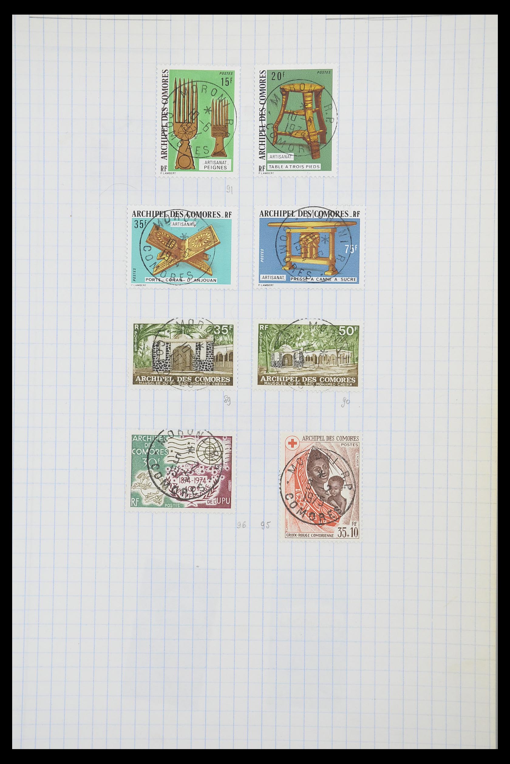 33809 038 - Postzegelverzameling 33809 Franse koloniën 1850-1970.