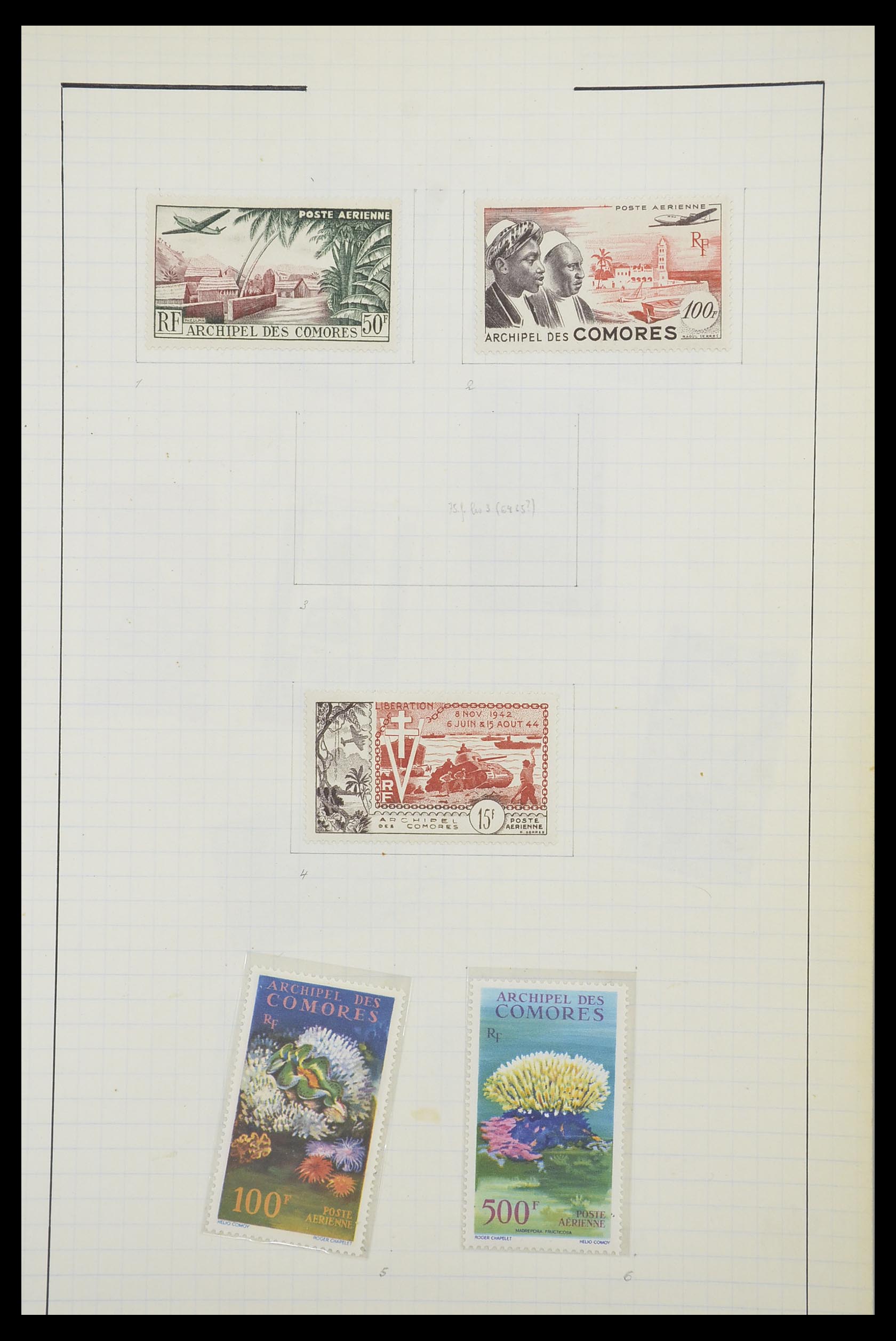 33809 039 - Postzegelverzameling 33809 Franse koloniën 1850-1970.