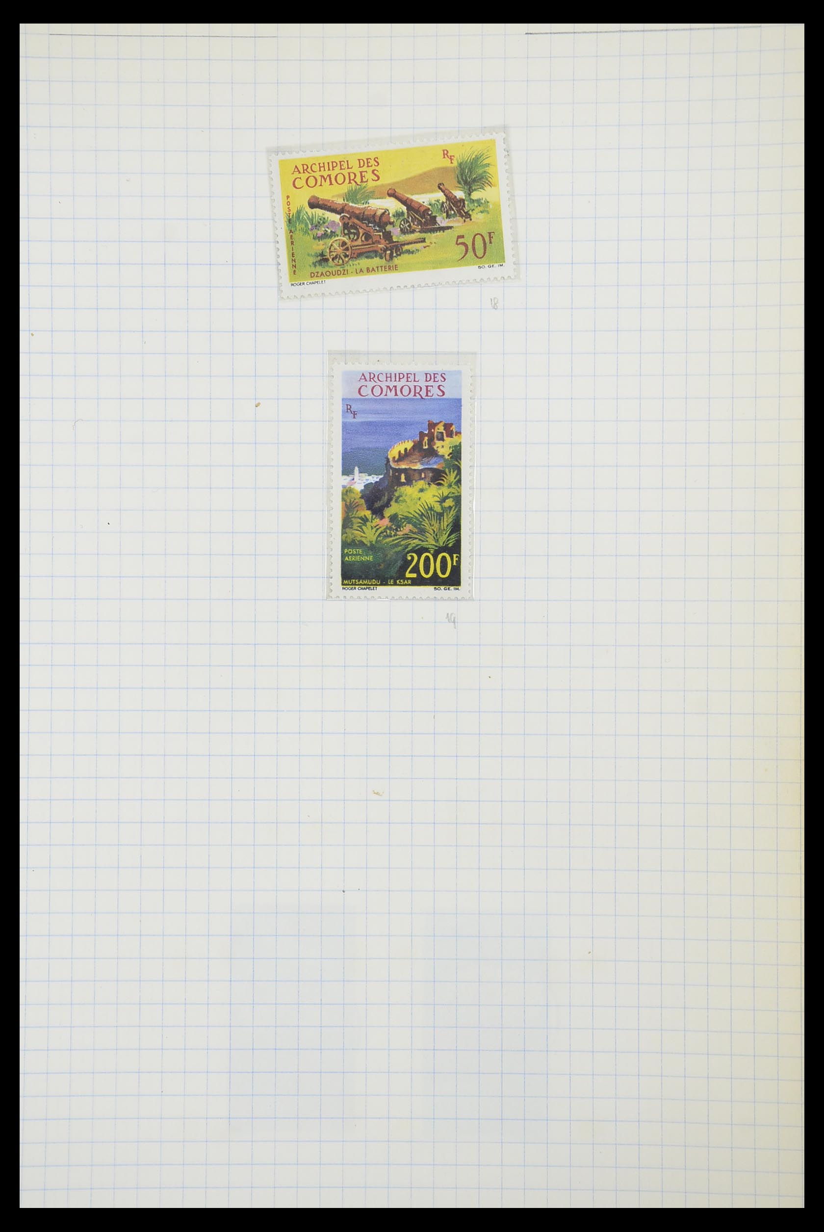 33809 041 - Postzegelverzameling 33809 Franse koloniën 1850-1970.