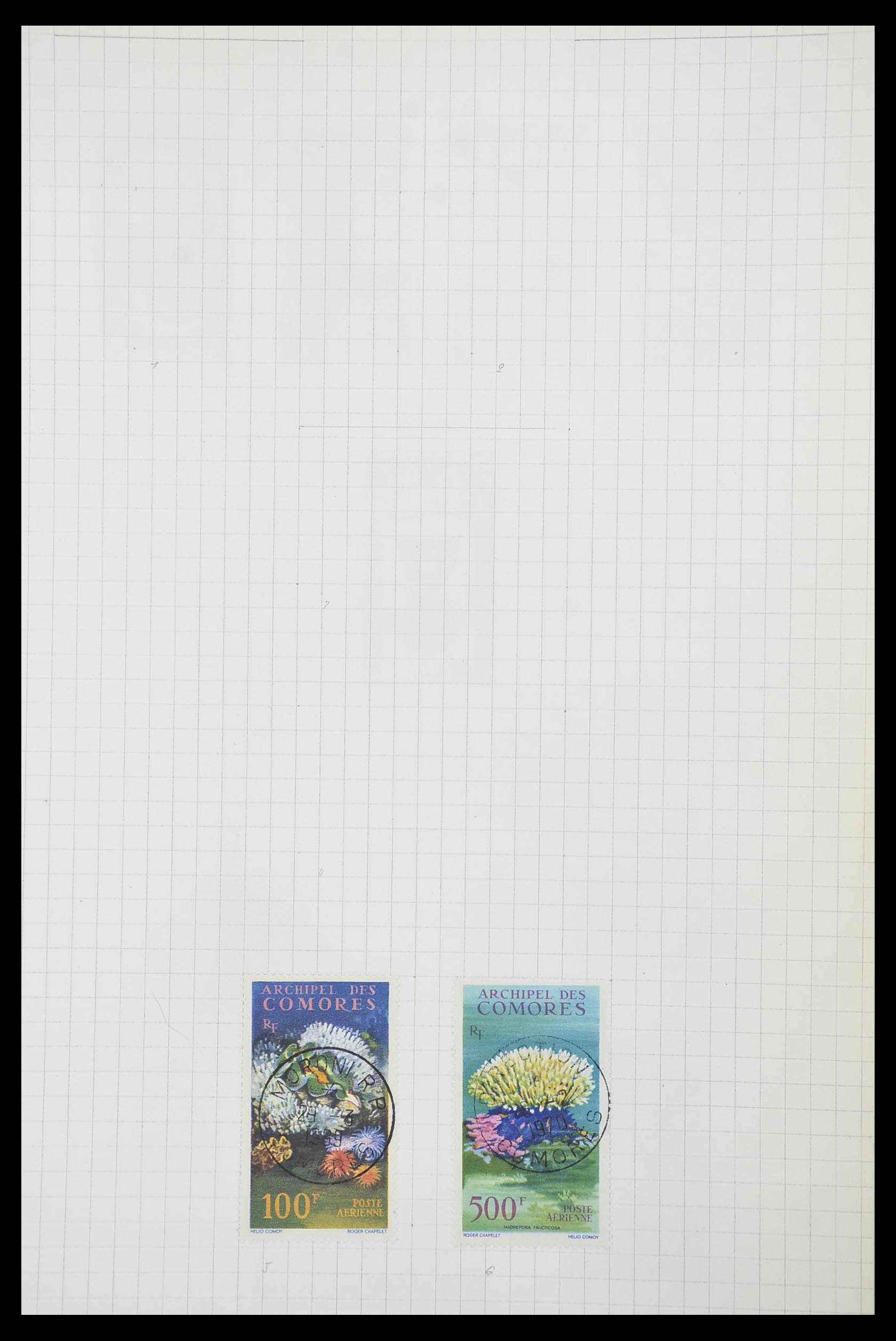 33809 042 - Postzegelverzameling 33809 Franse koloniën 1850-1970.