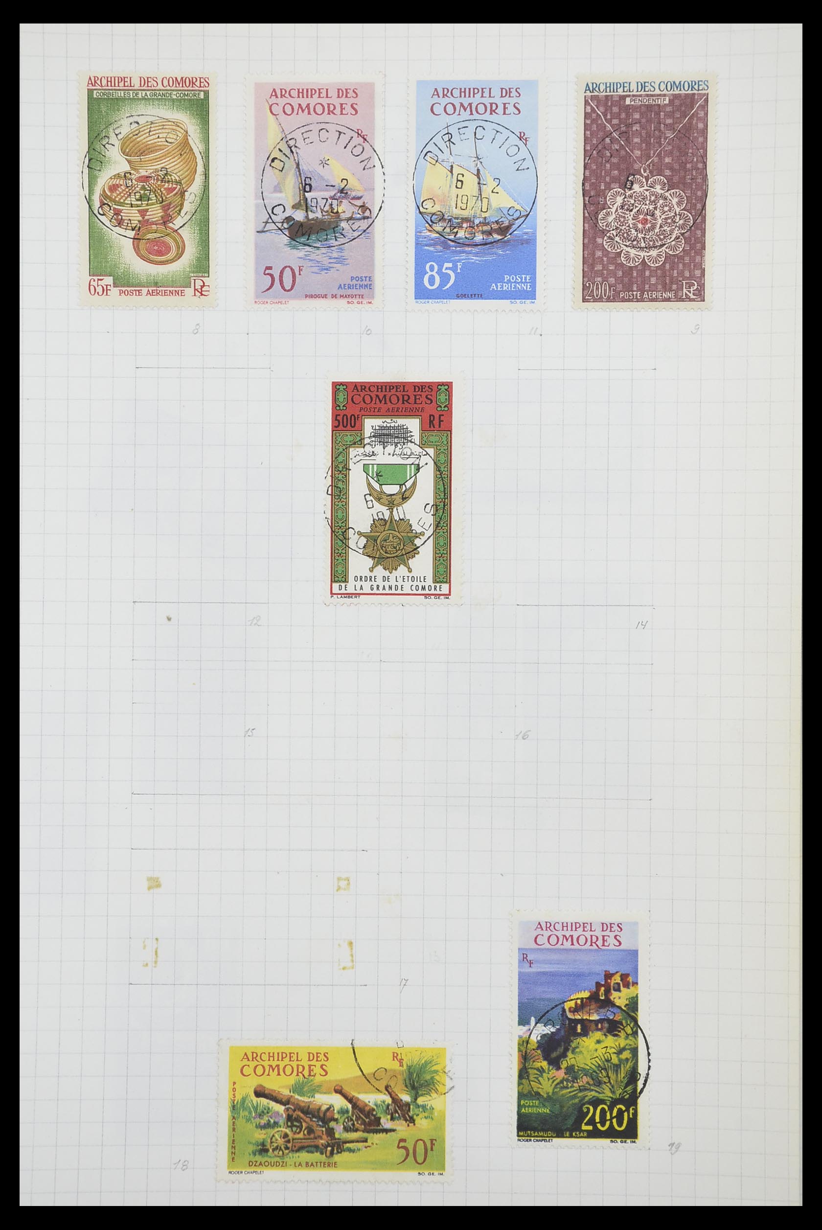 33809 043 - Postzegelverzameling 33809 Franse koloniën 1850-1970.