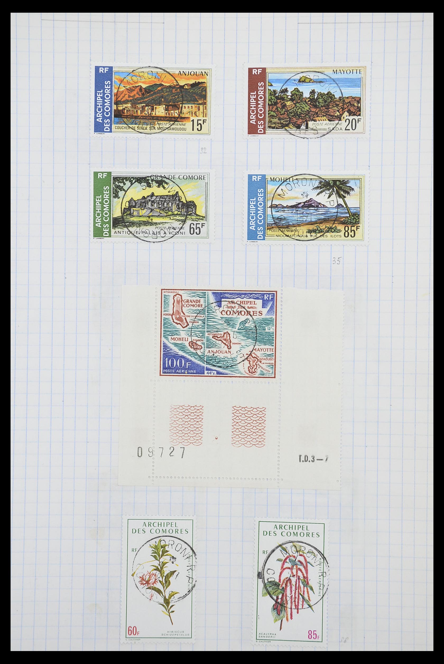 33809 045 - Postzegelverzameling 33809 Franse koloniën 1850-1970.