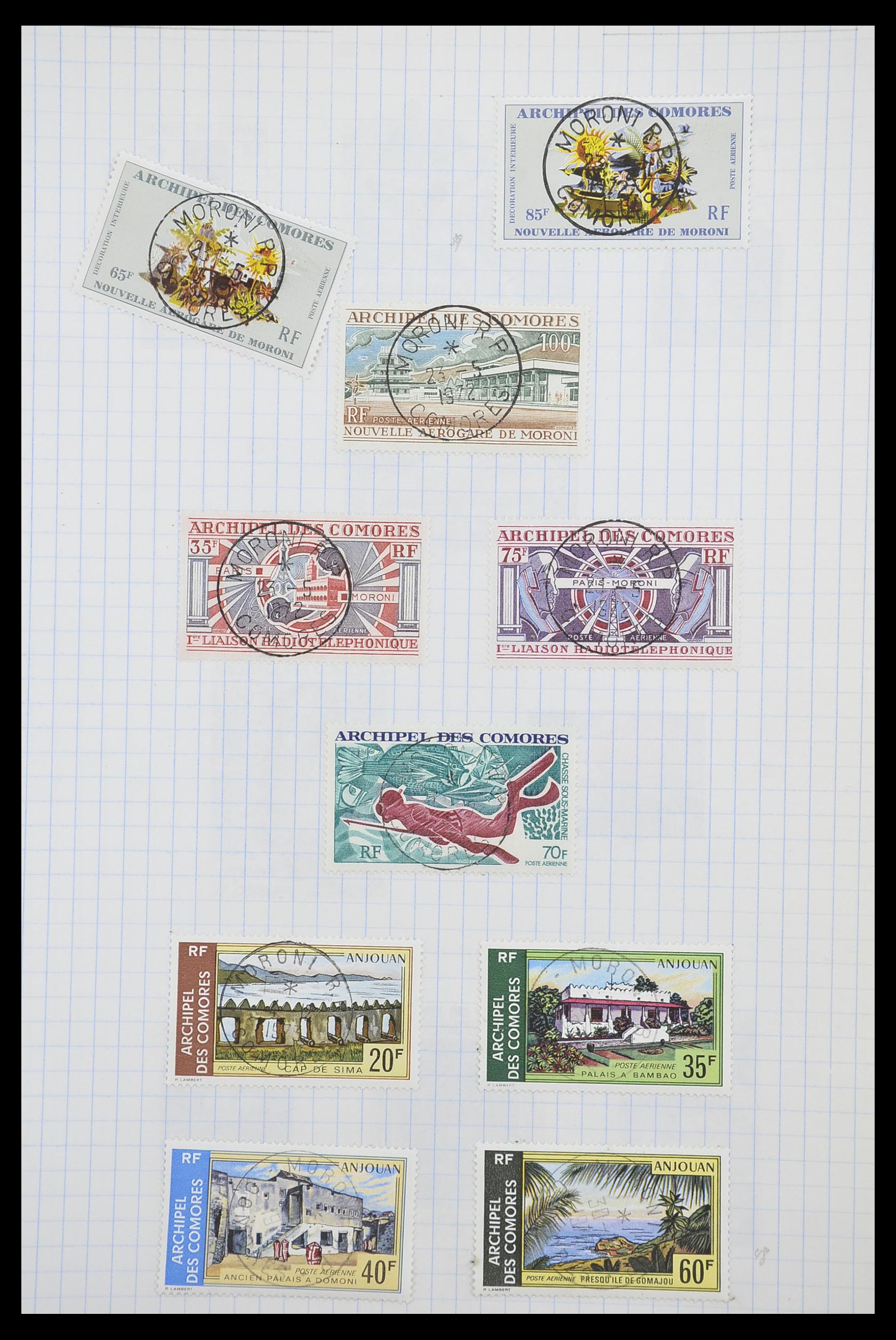 33809 046 - Postzegelverzameling 33809 Franse koloniën 1850-1970.