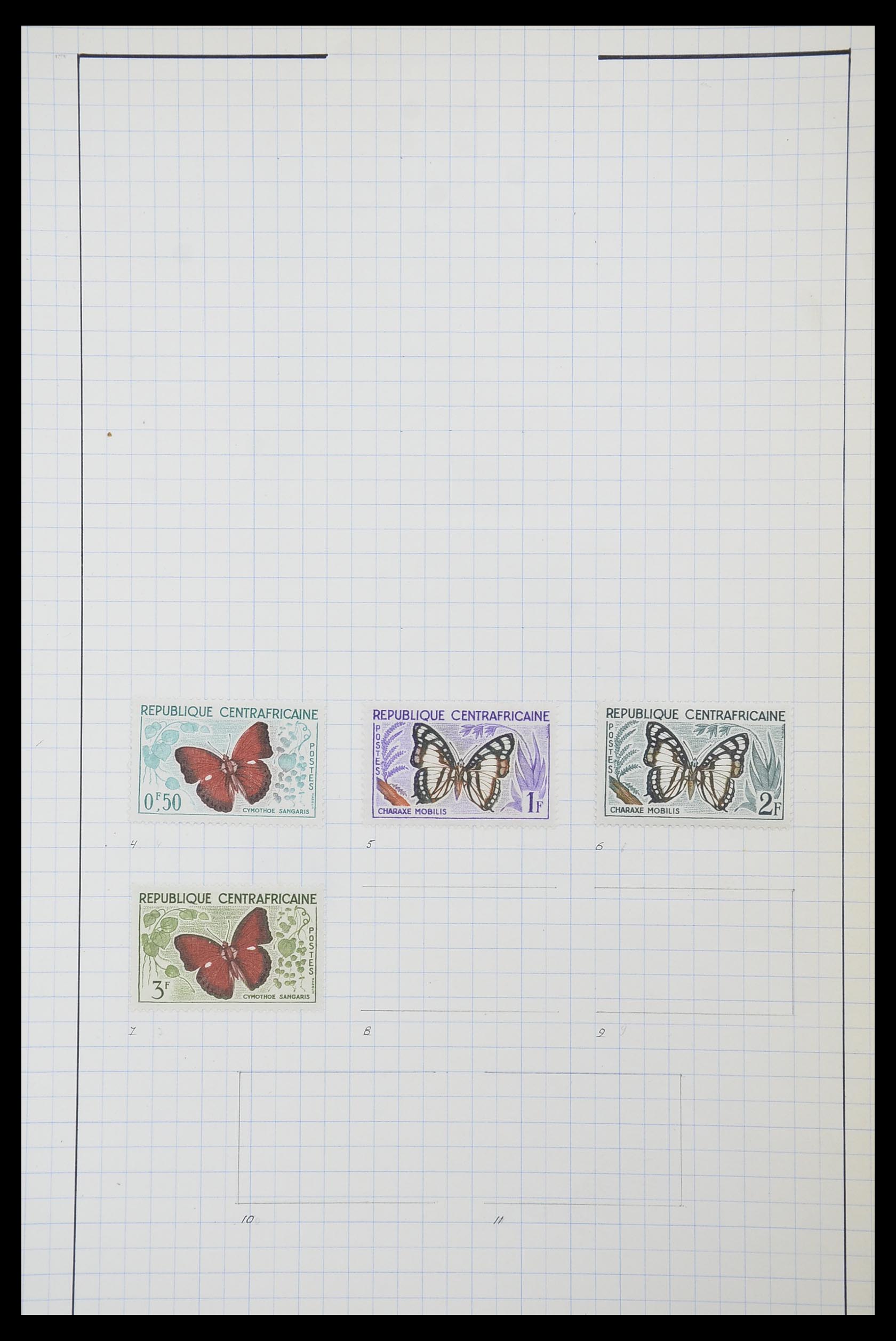 33809 061 - Postzegelverzameling 33809 Franse koloniën 1850-1970.