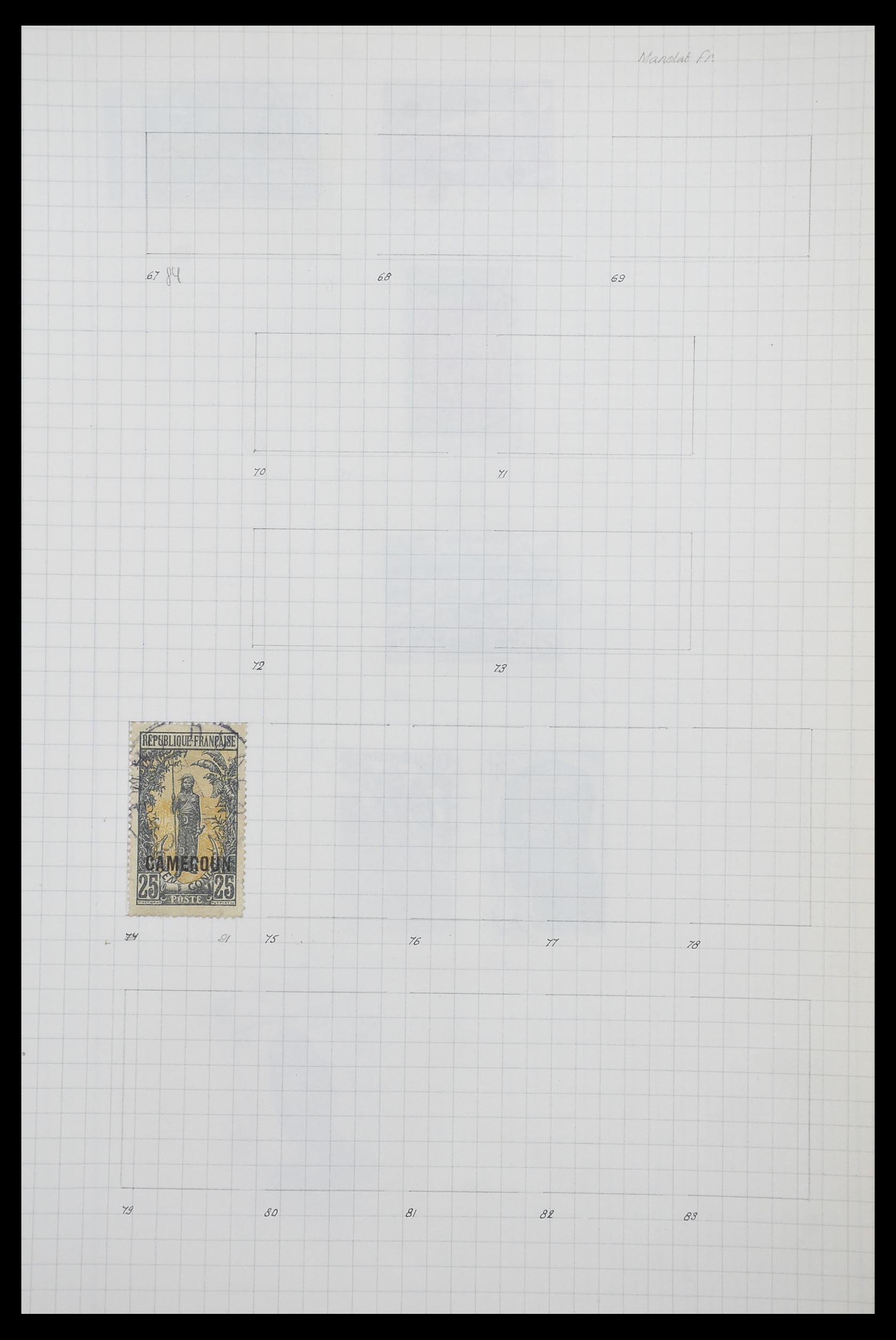 33809 064 - Postzegelverzameling 33809 Franse koloniën 1850-1970.
