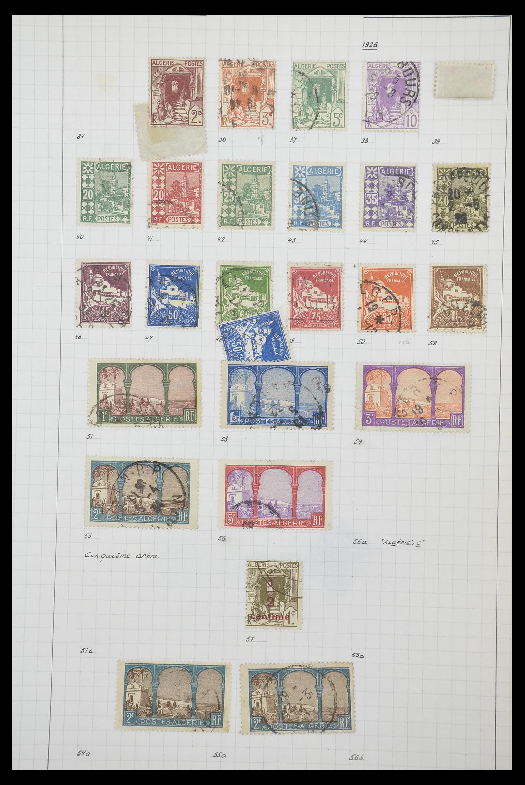 33809 075 - Postzegelverzameling 33809 Franse koloniën 1850-1970.