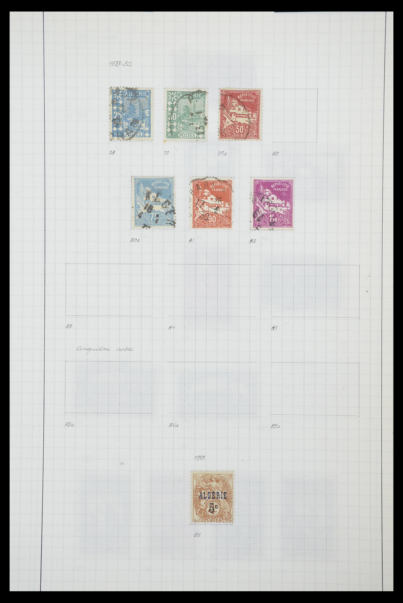 33809 079 - Postzegelverzameling 33809 Franse koloniën 1850-1970.