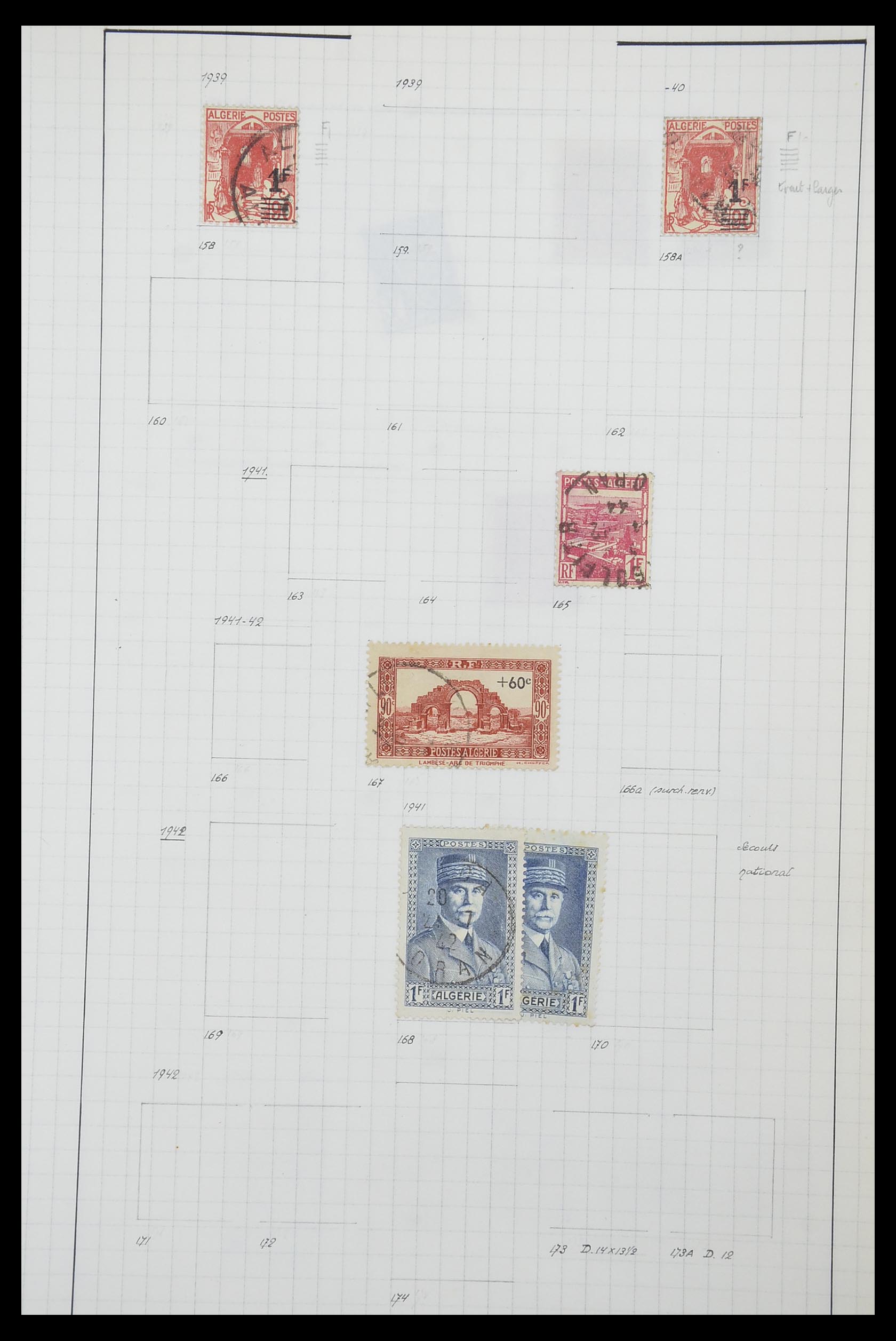 33809 083 - Postzegelverzameling 33809 Franse koloniën 1850-1970.