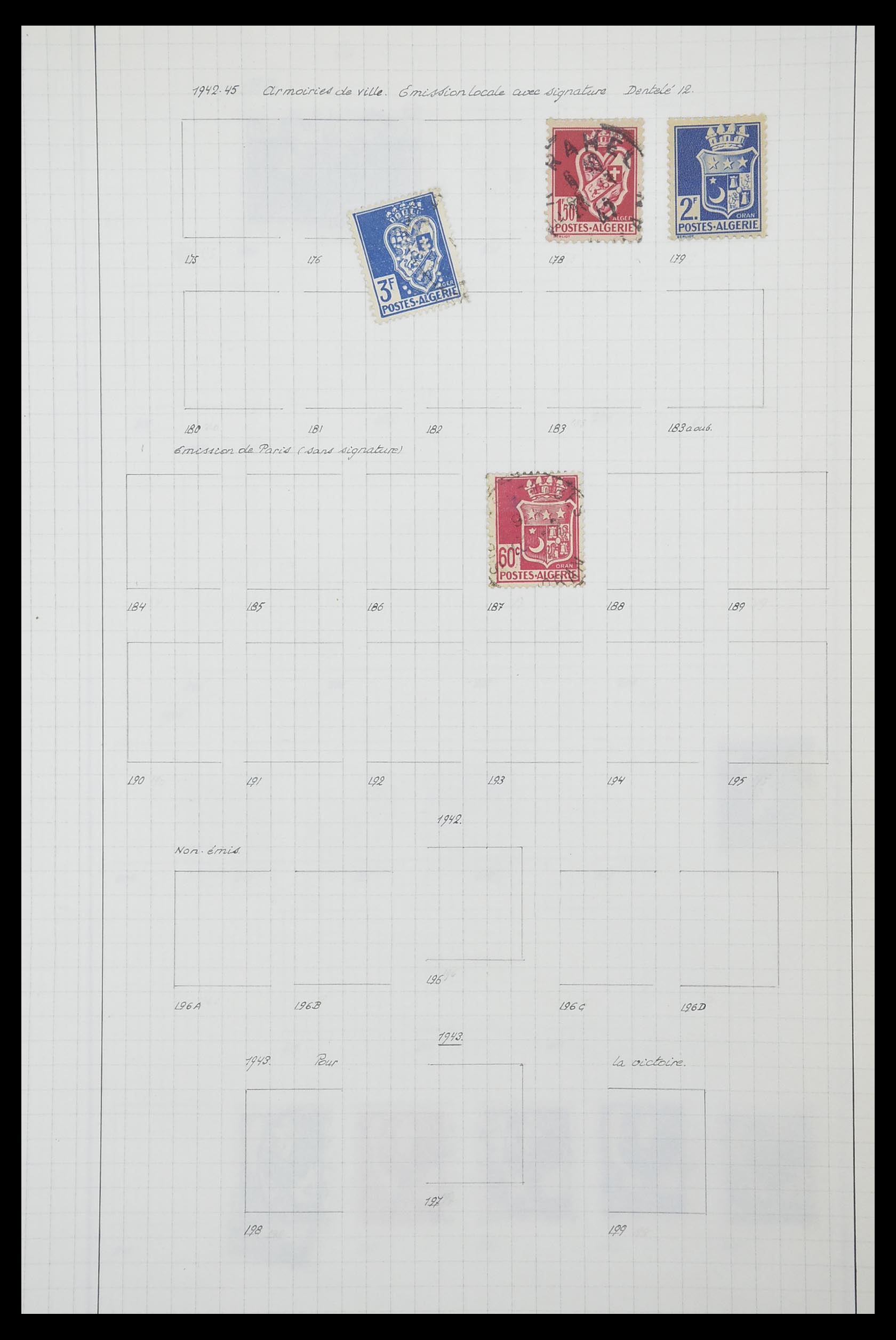 33809 084 - Postzegelverzameling 33809 Franse koloniën 1850-1970.