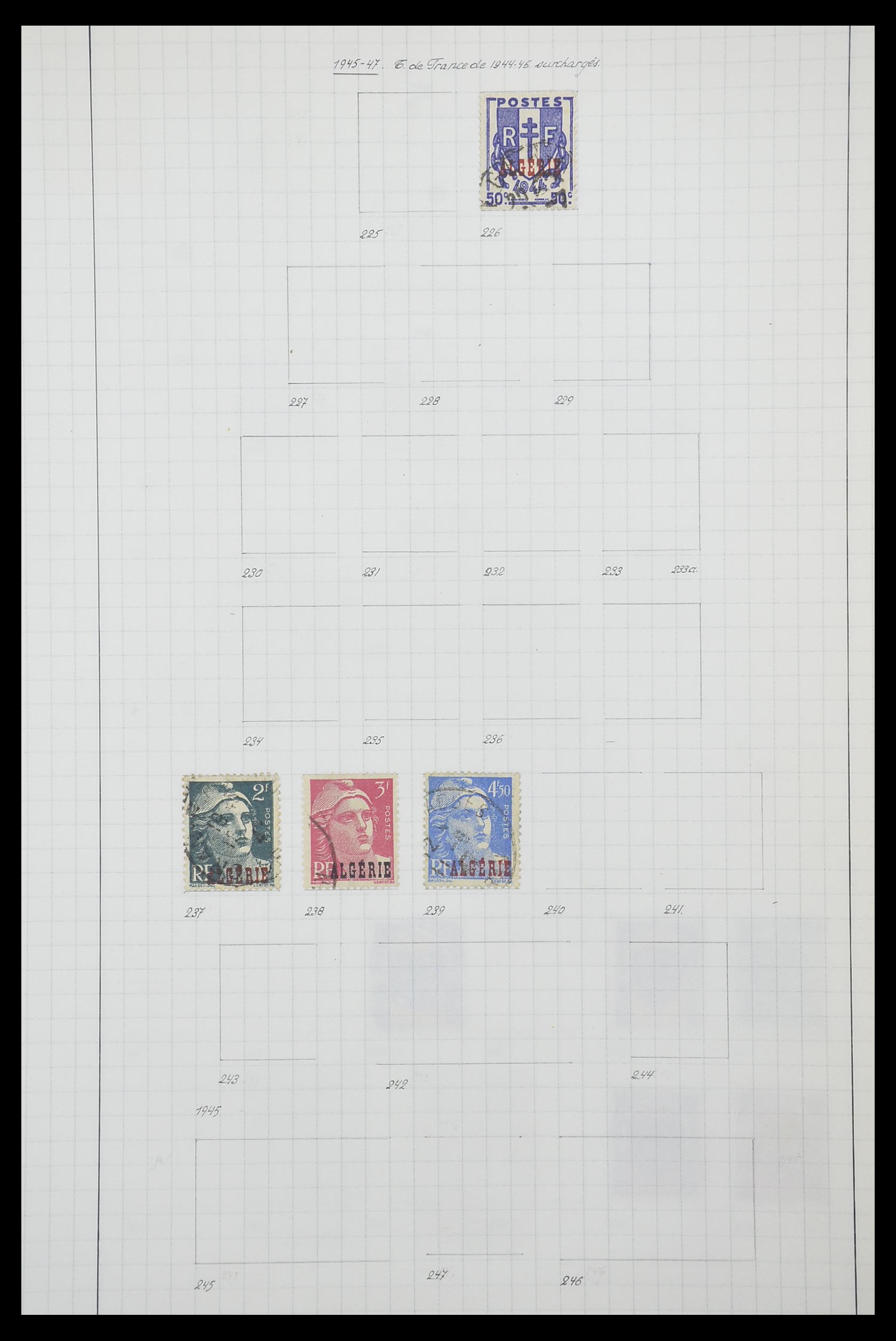 33809 086 - Postzegelverzameling 33809 Franse koloniën 1850-1970.