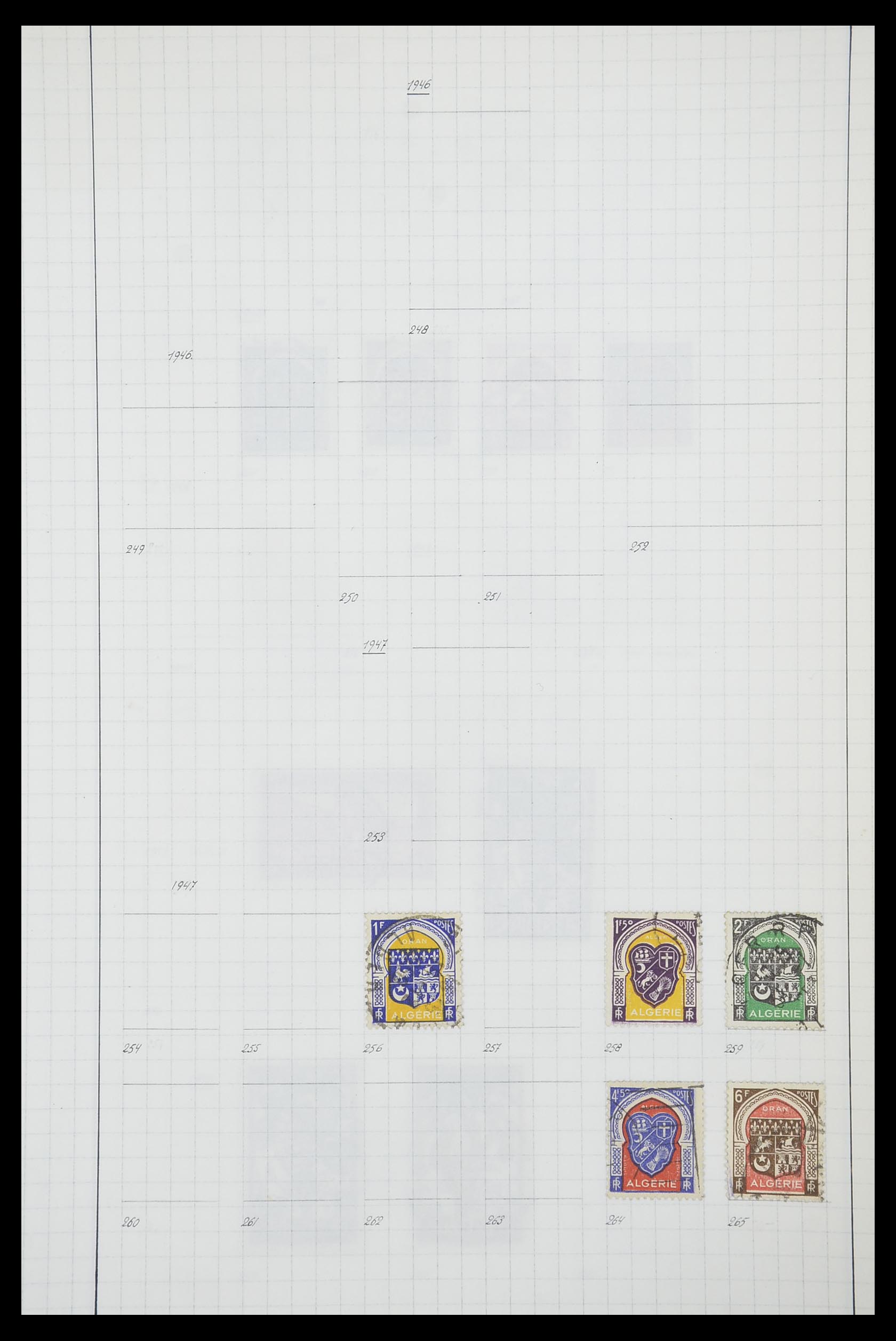 33809 087 - Postzegelverzameling 33809 Franse koloniën 1850-1970.