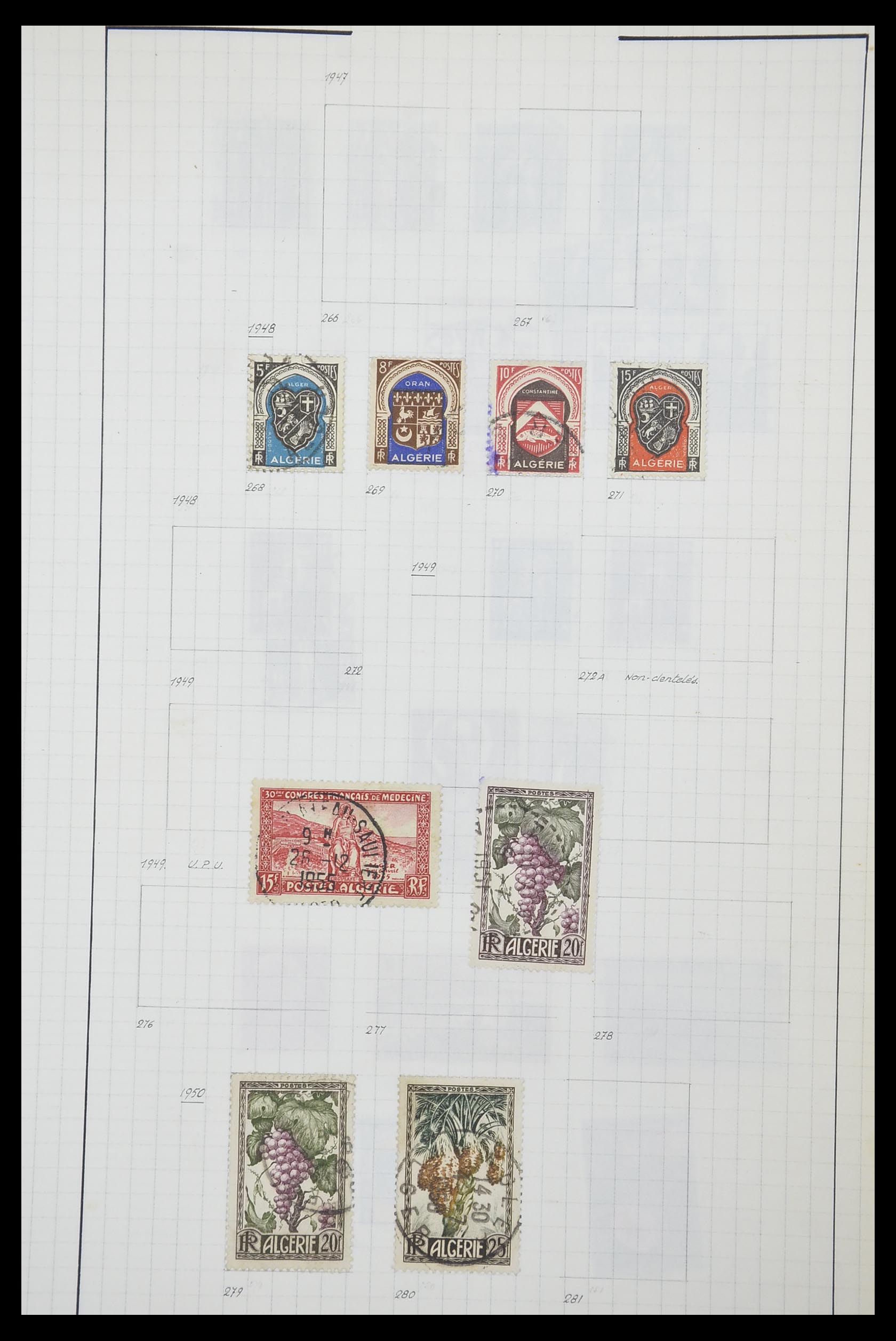 33809 088 - Postzegelverzameling 33809 Franse koloniën 1850-1970.