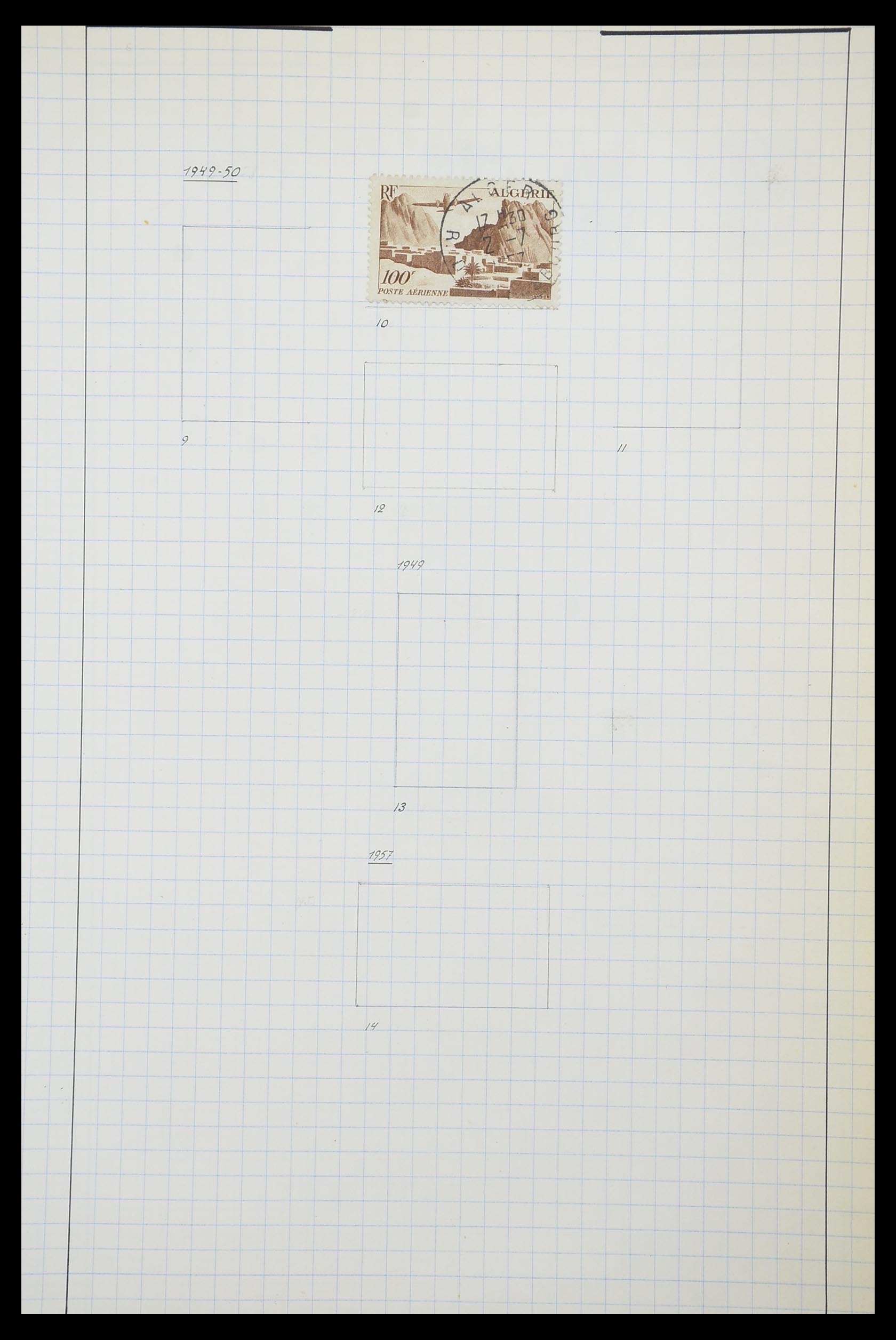 33809 090 - Postzegelverzameling 33809 Franse koloniën 1850-1970.