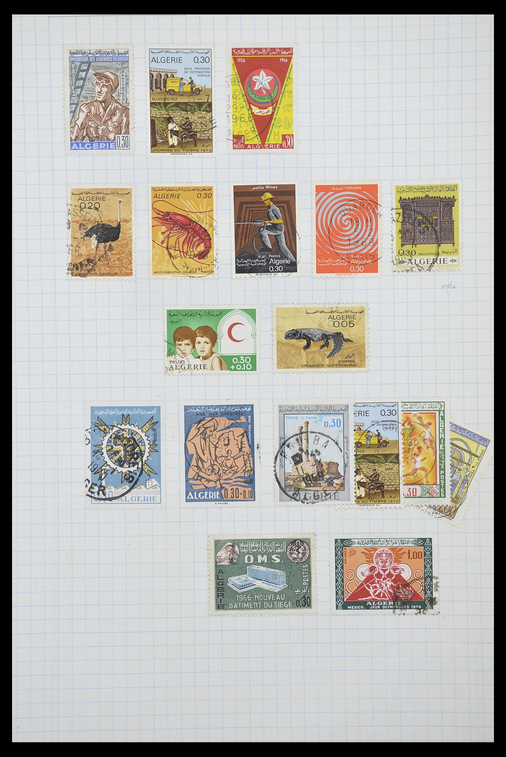 33809 095 - Postzegelverzameling 33809 Franse koloniën 1850-1970.