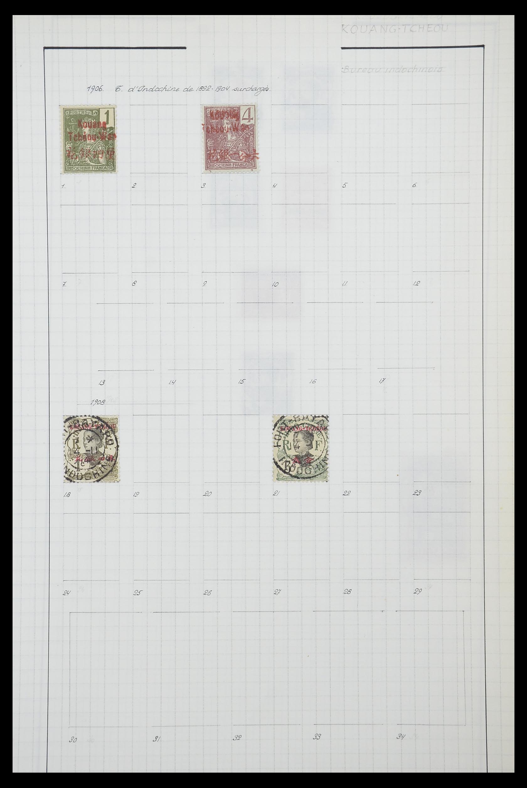 33809 104 - Postzegelverzameling 33809 Franse koloniën 1850-1970.