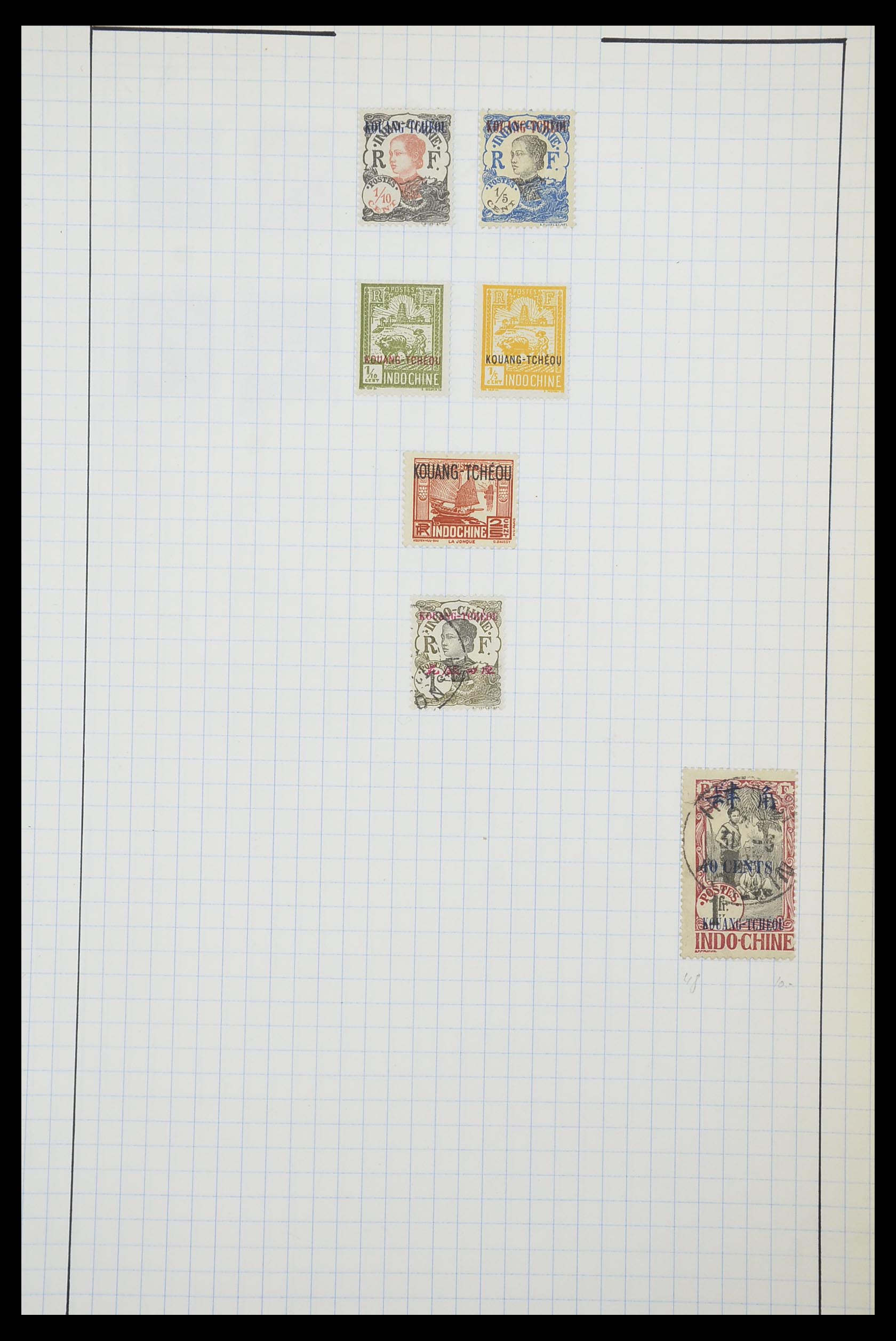 33809 105 - Postzegelverzameling 33809 Franse koloniën 1850-1970.
