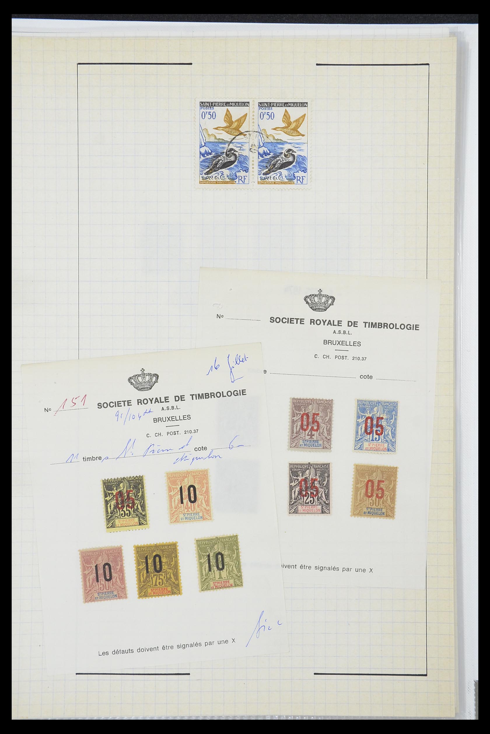 33809 109 - Postzegelverzameling 33809 Franse koloniën 1850-1970.