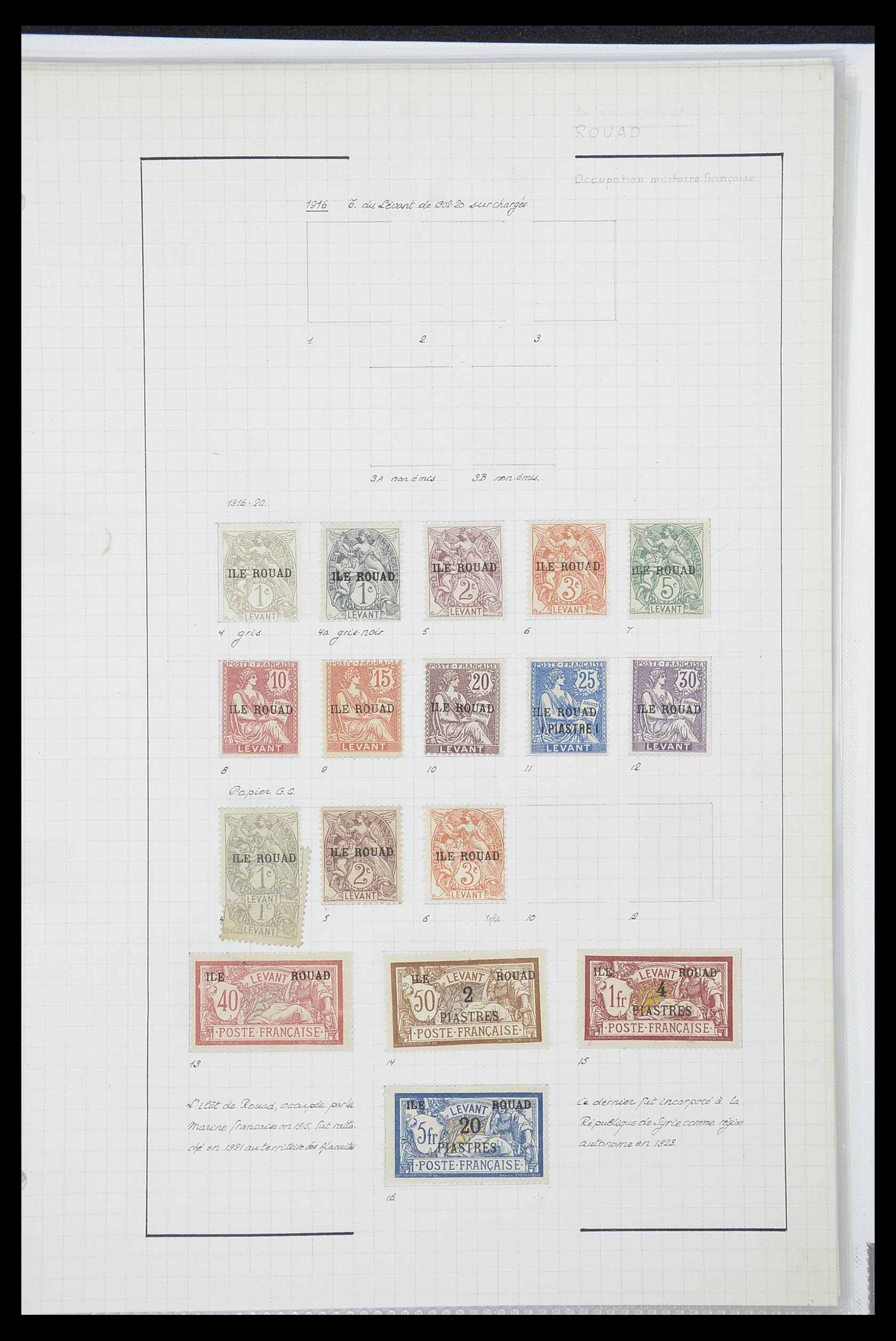 33809 111 - Postzegelverzameling 33809 Franse koloniën 1850-1970.