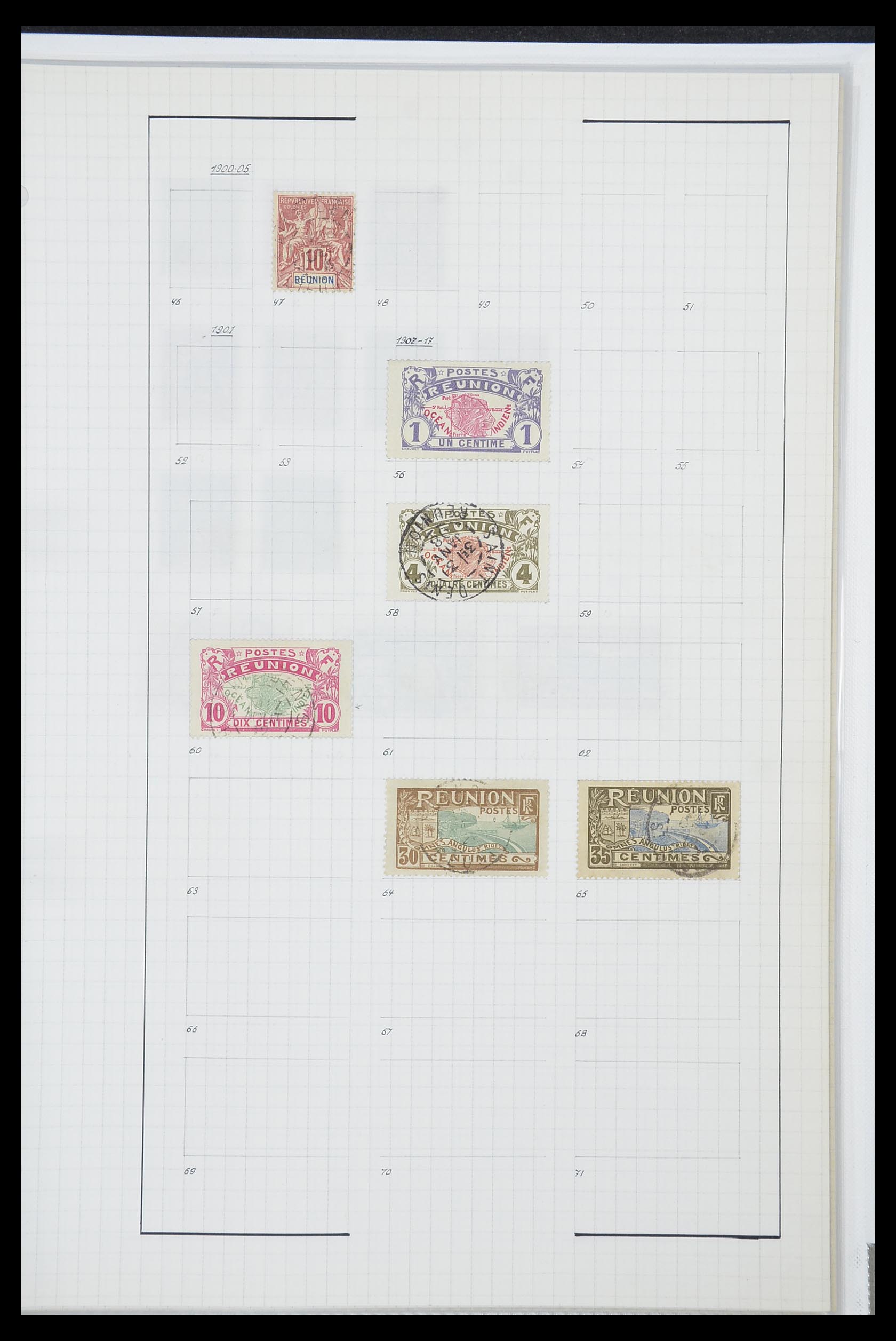 33809 114 - Postzegelverzameling 33809 Franse koloniën 1850-1970.