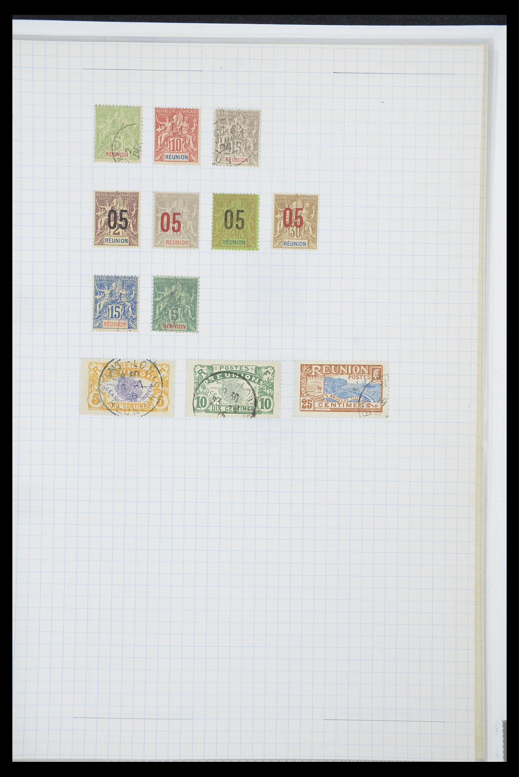 33809 115 - Postzegelverzameling 33809 Franse koloniën 1850-1970.
