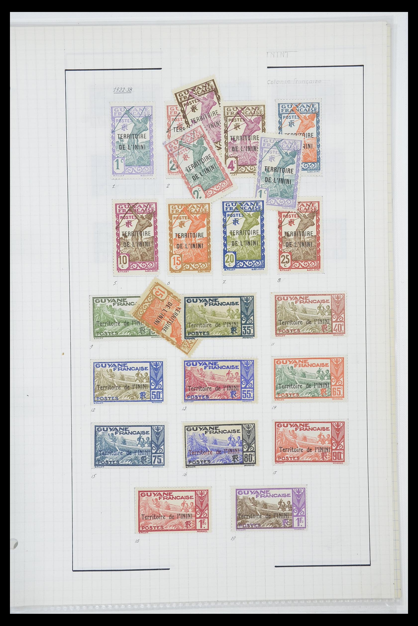 33809 118 - Postzegelverzameling 33809 Franse koloniën 1850-1970.