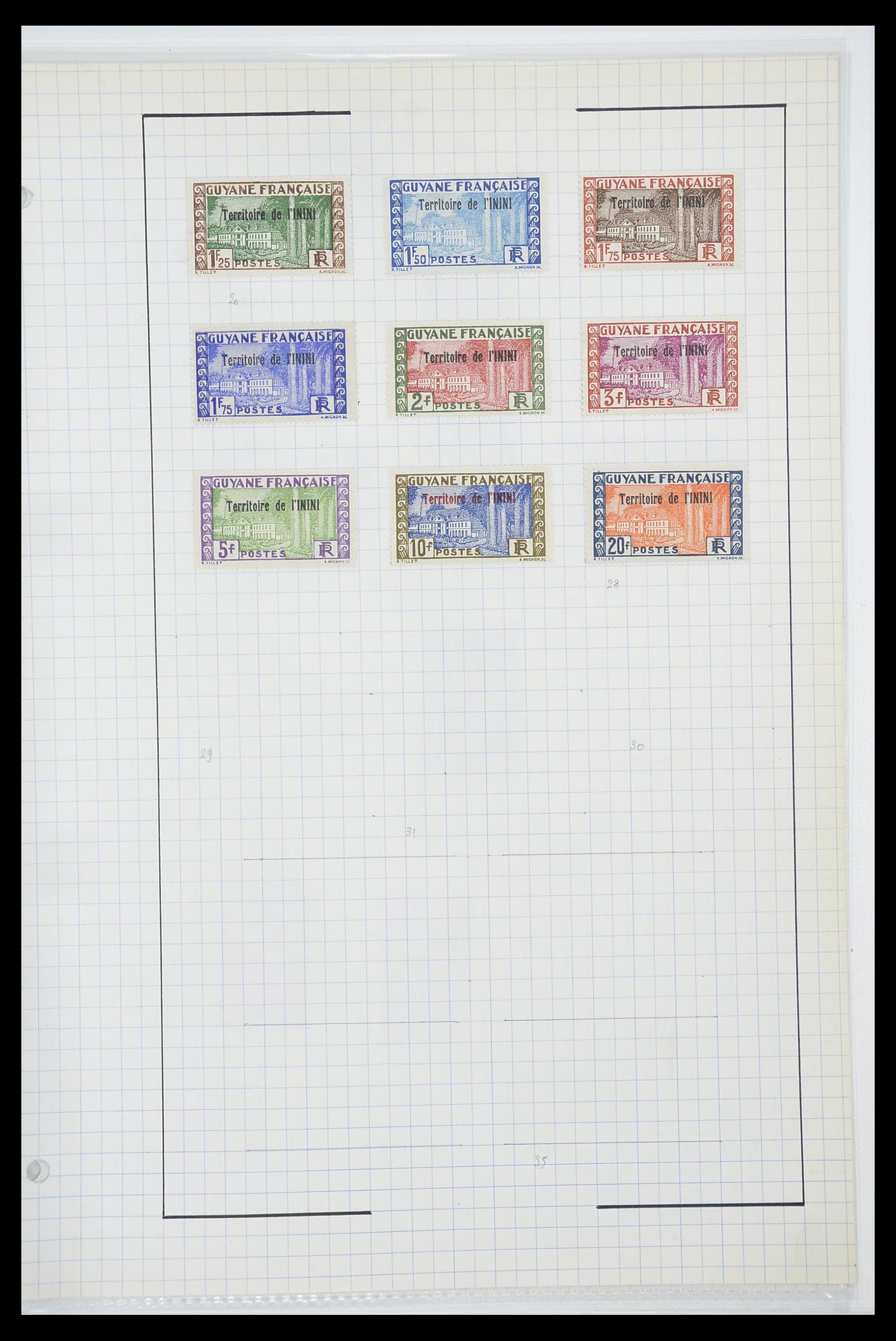 33809 119 - Postzegelverzameling 33809 Franse koloniën 1850-1970.