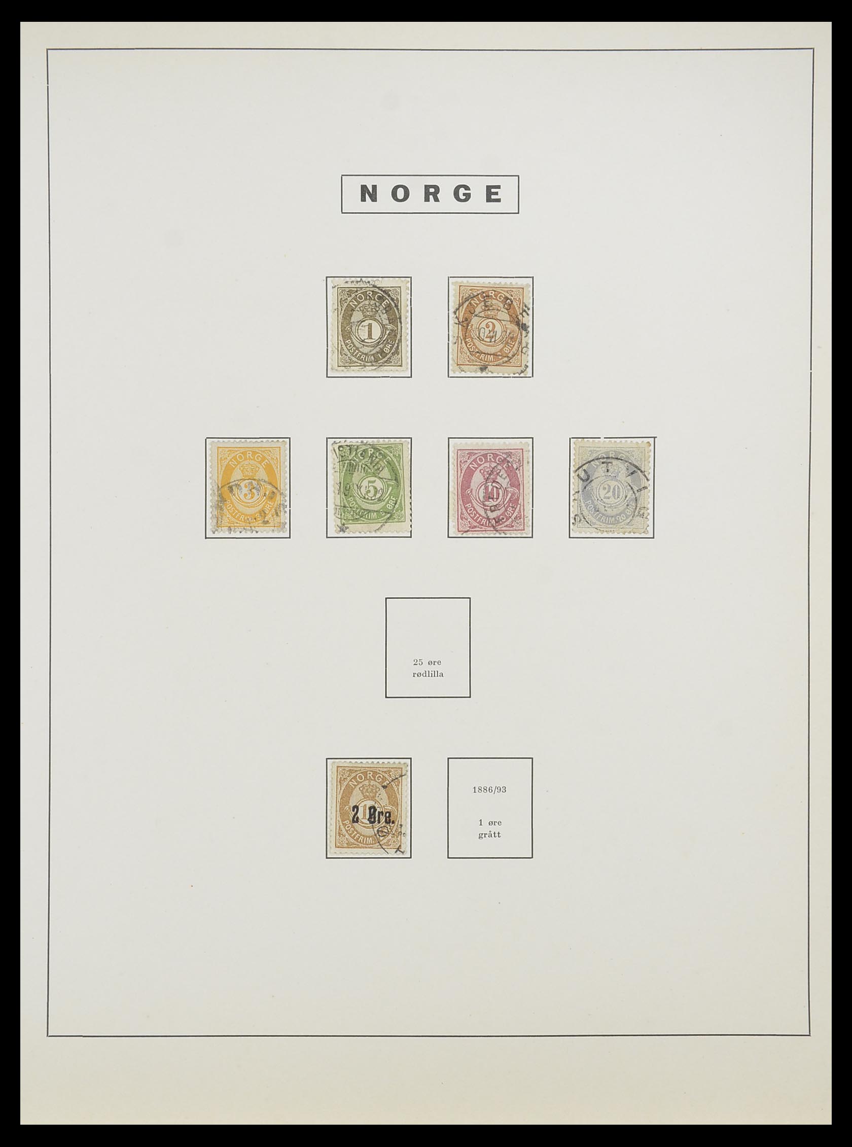 33810 004 - Stamp collection 33810 Norway 1856-1943.