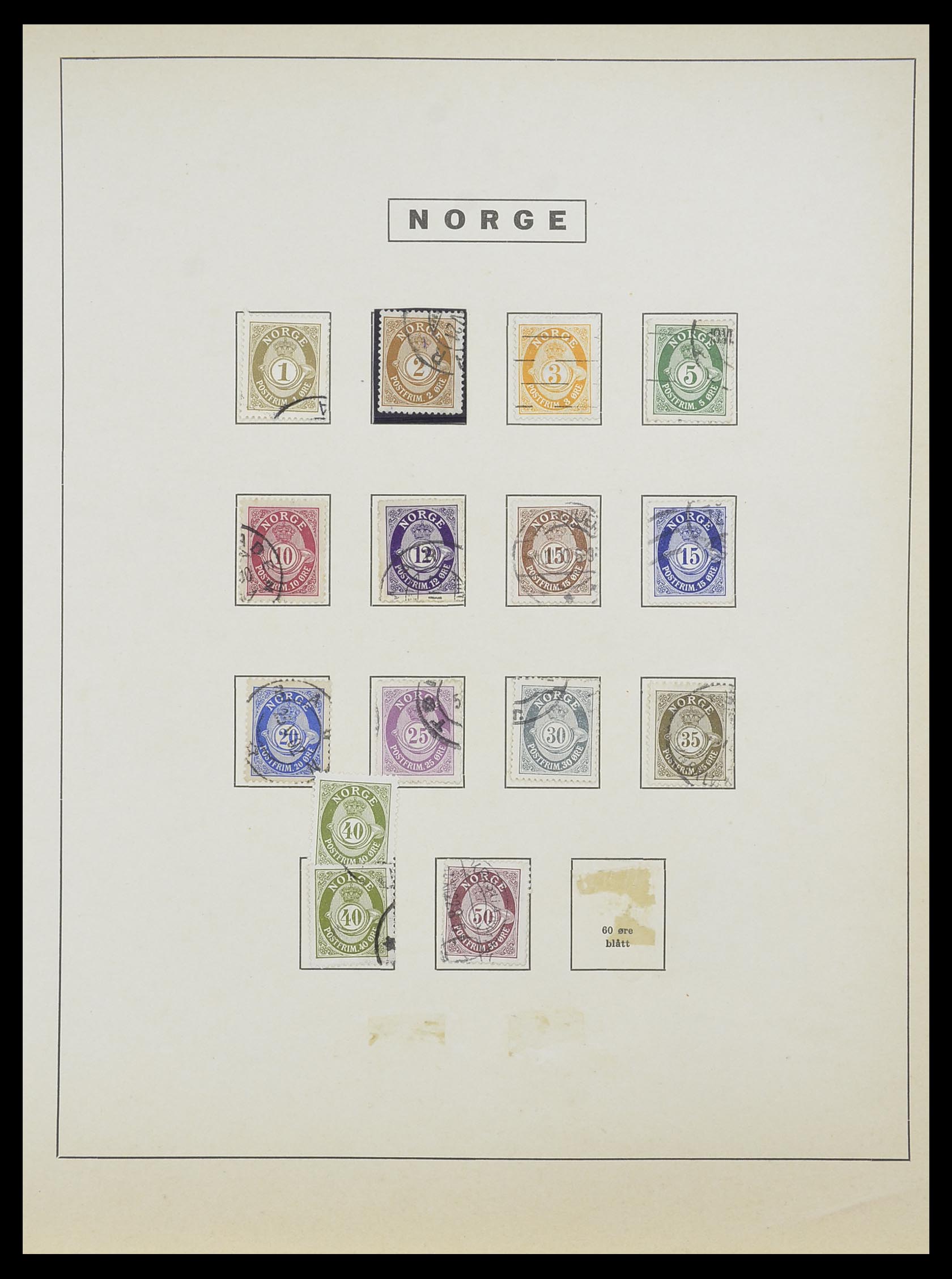 33810 008 - Stamp collection 33810 Norway 1856-1943.