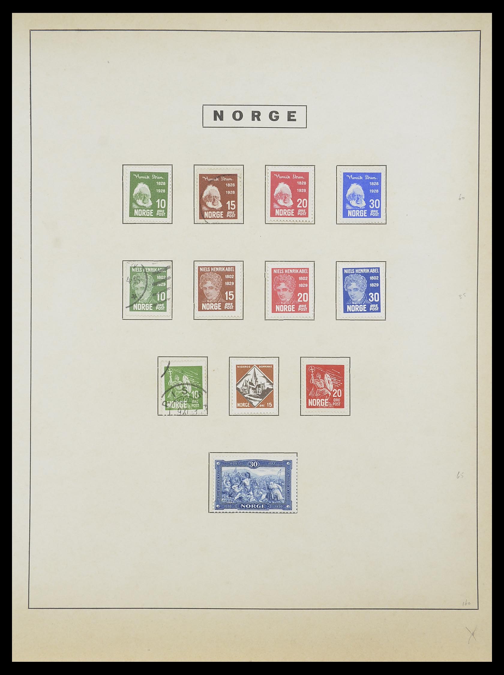 33810 014 - Stamp collection 33810 Norway 1856-1943.