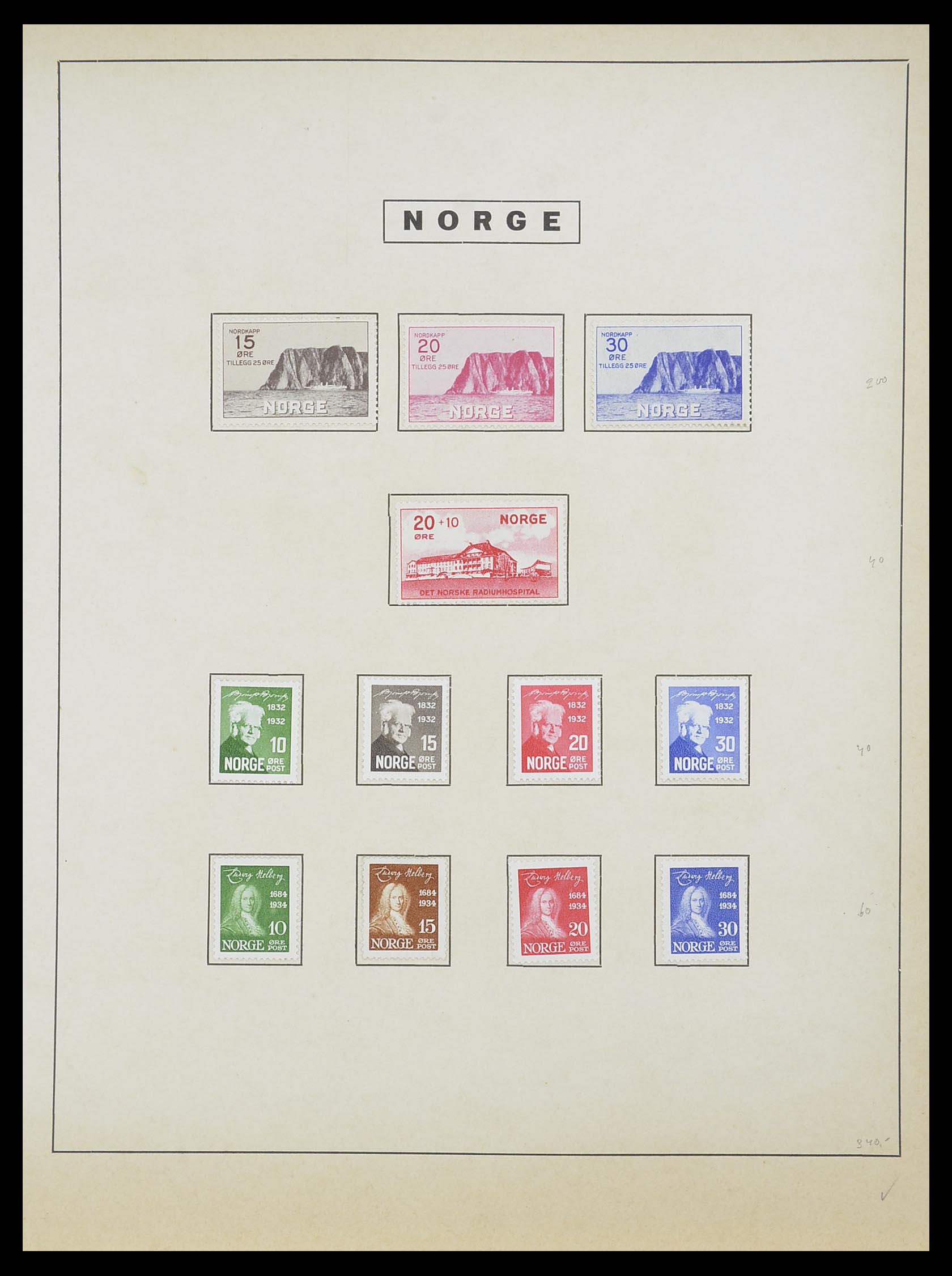 33810 016 - Stamp collection 33810 Norway 1856-1943.