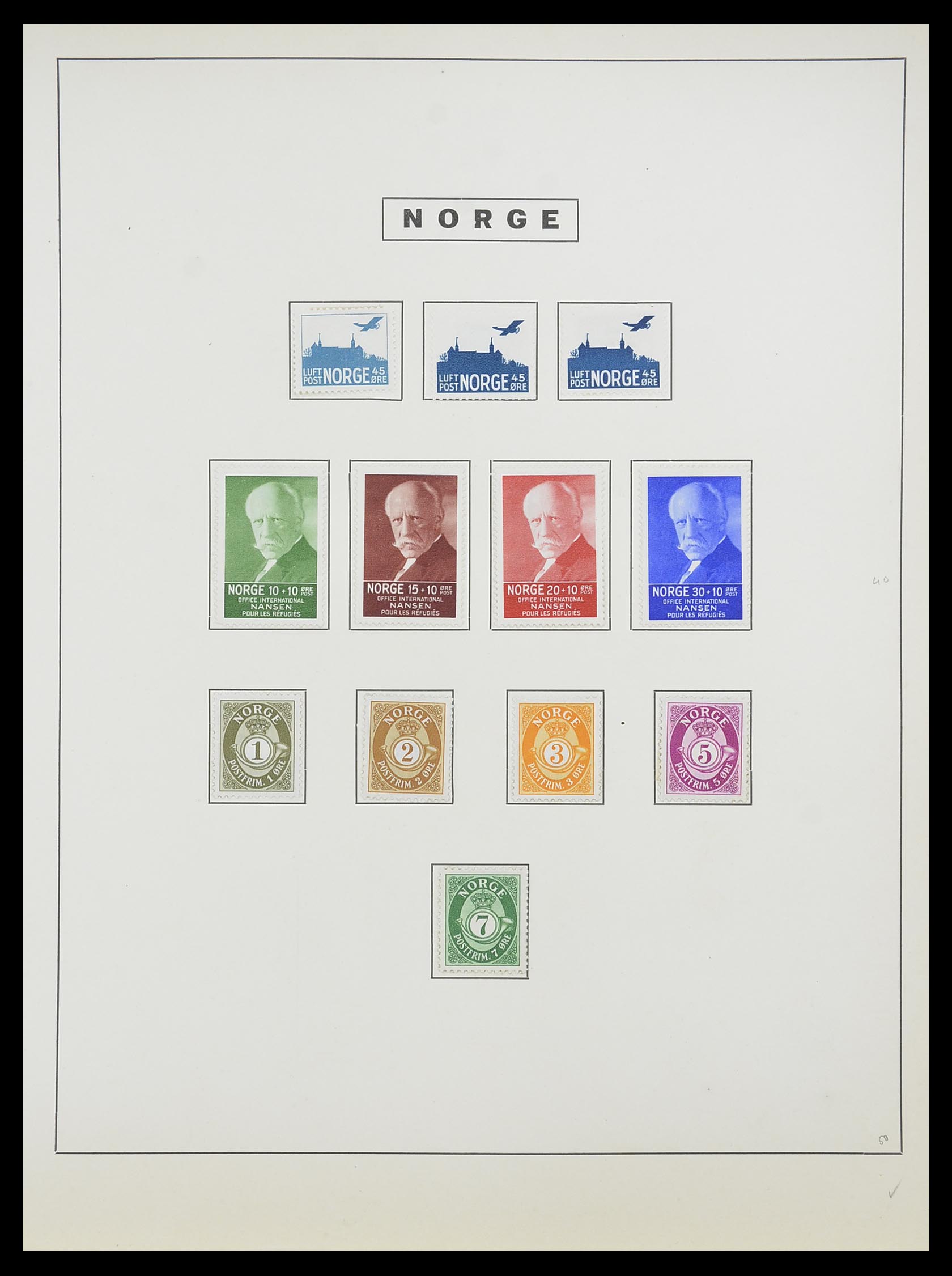 33810 018 - Stamp collection 33810 Norway 1856-1943.