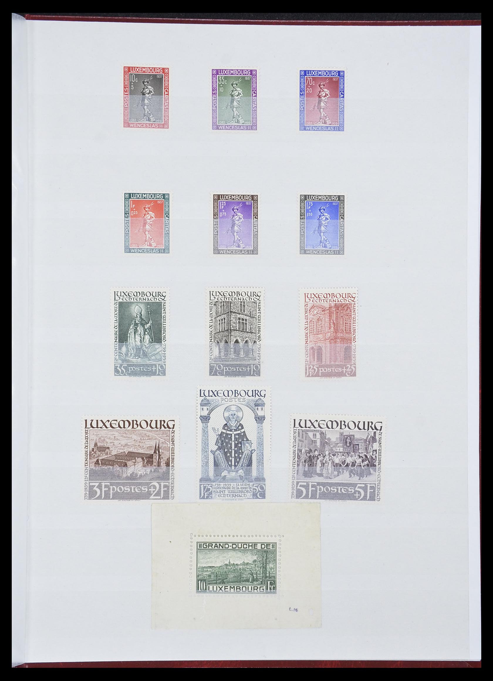 33816 007 - Stamp collection 33816 Luxembourg 1852-1938.