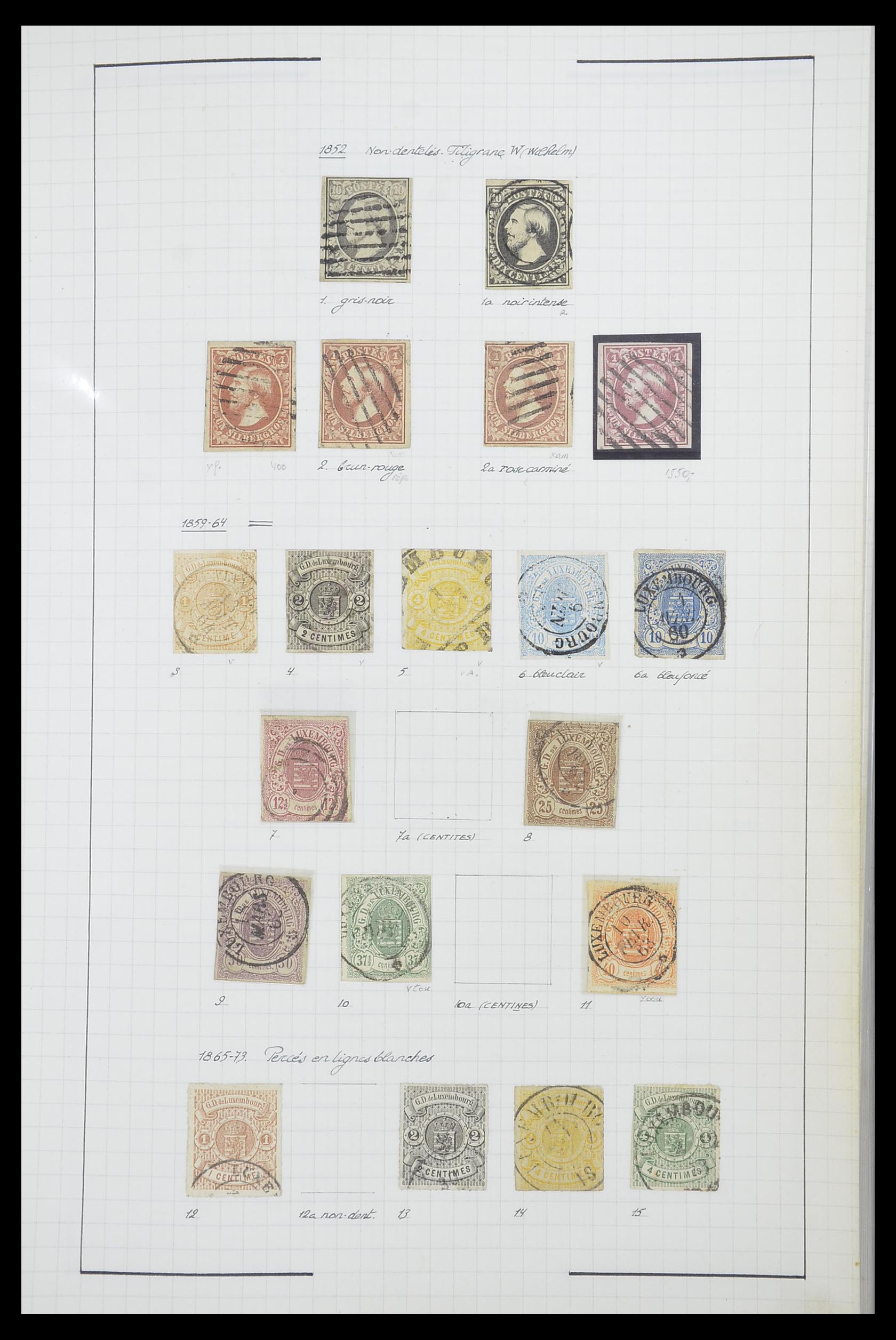 33817 001 - Postzegelverzameling 33817 Luxemburg 1852-2019.