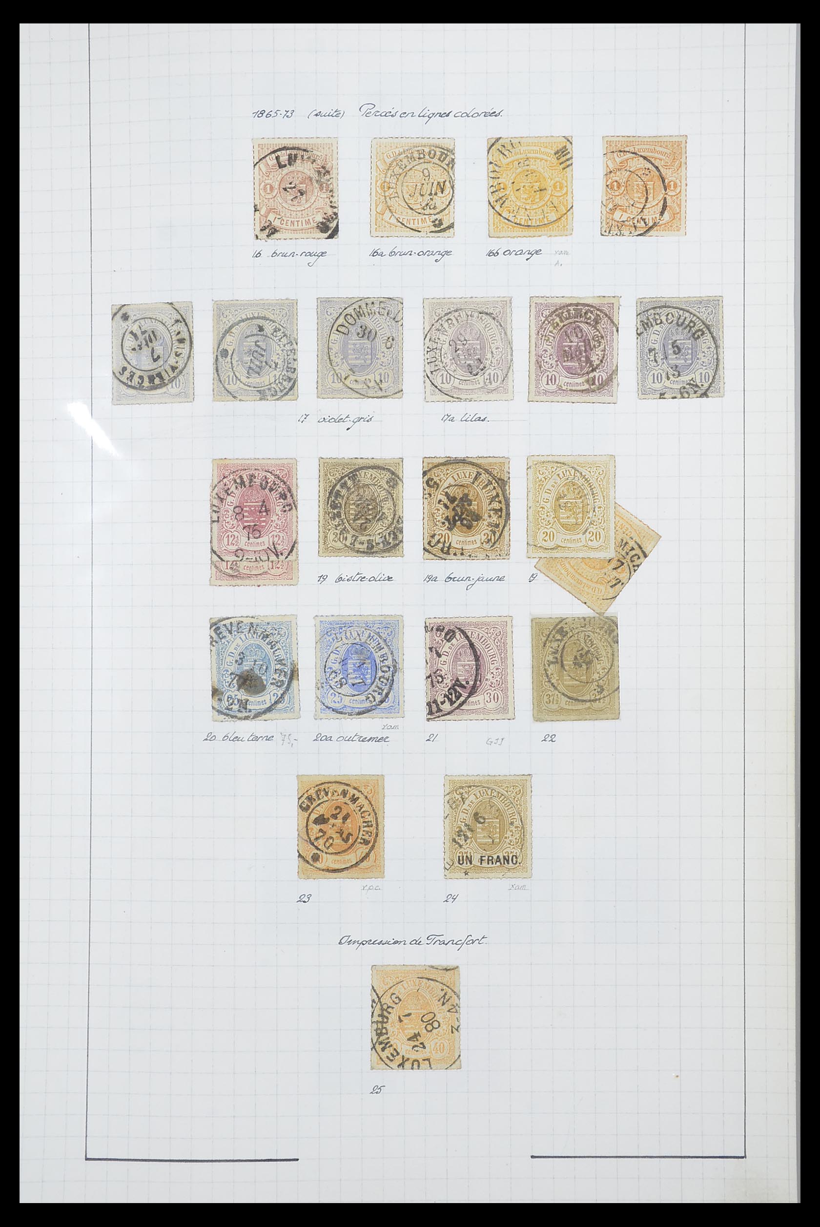33817 003 - Postzegelverzameling 33817 Luxemburg 1852-2019.