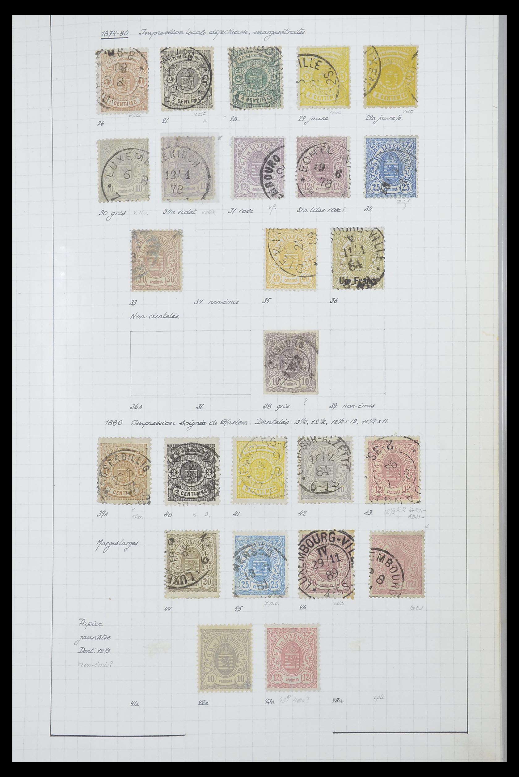33817 004 - Postzegelverzameling 33817 Luxemburg 1852-2019.