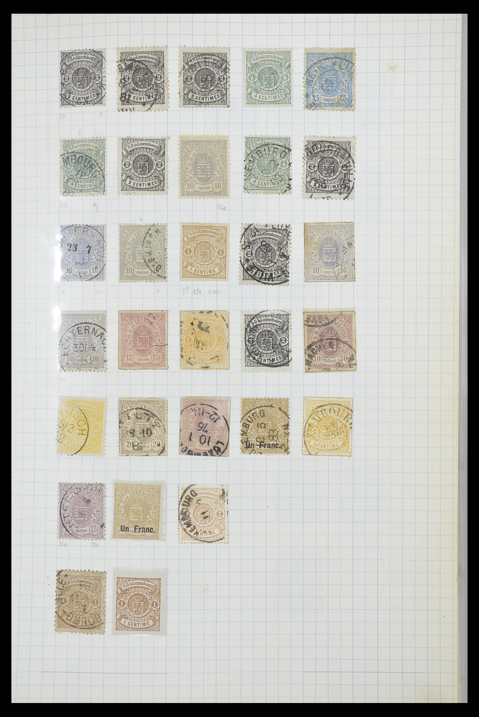 33817 006 - Postzegelverzameling 33817 Luxemburg 1852-2019.