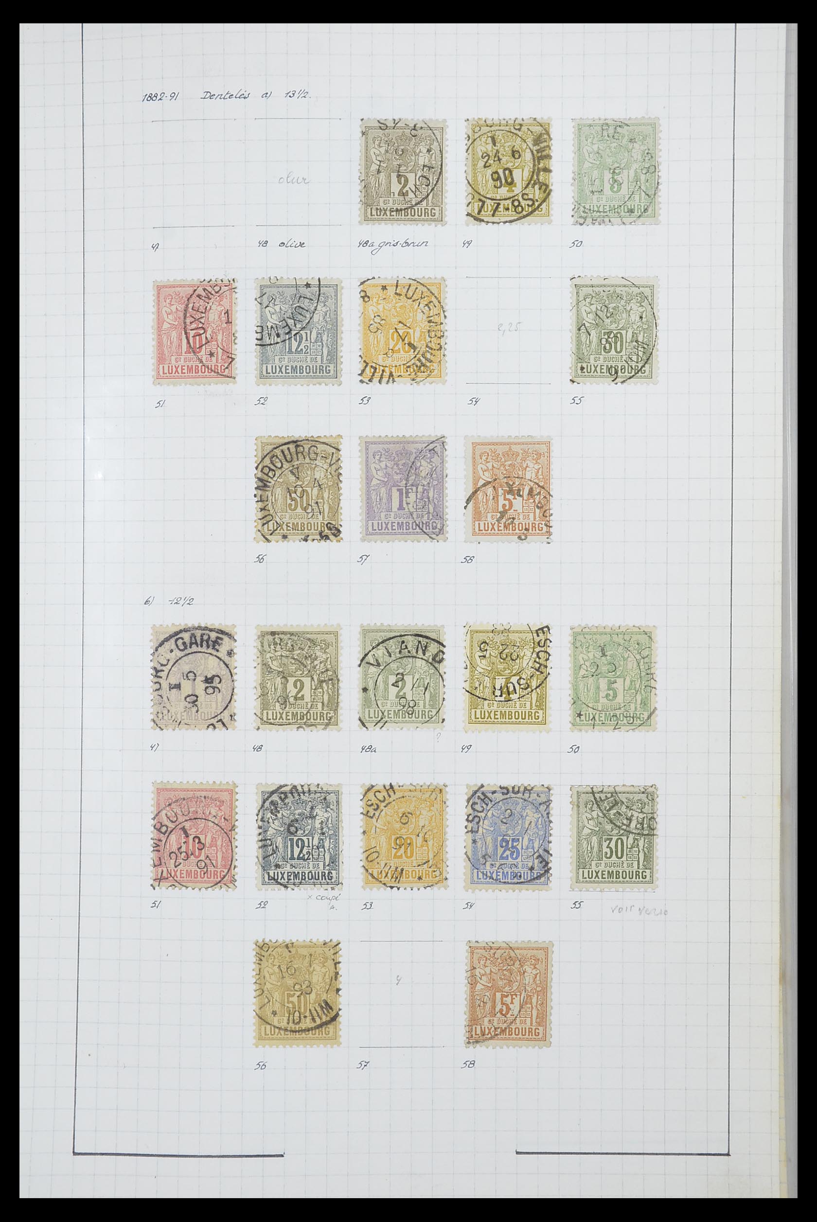 33817 007 - Stamp collection 33817 Luxembourg 1852-2019.