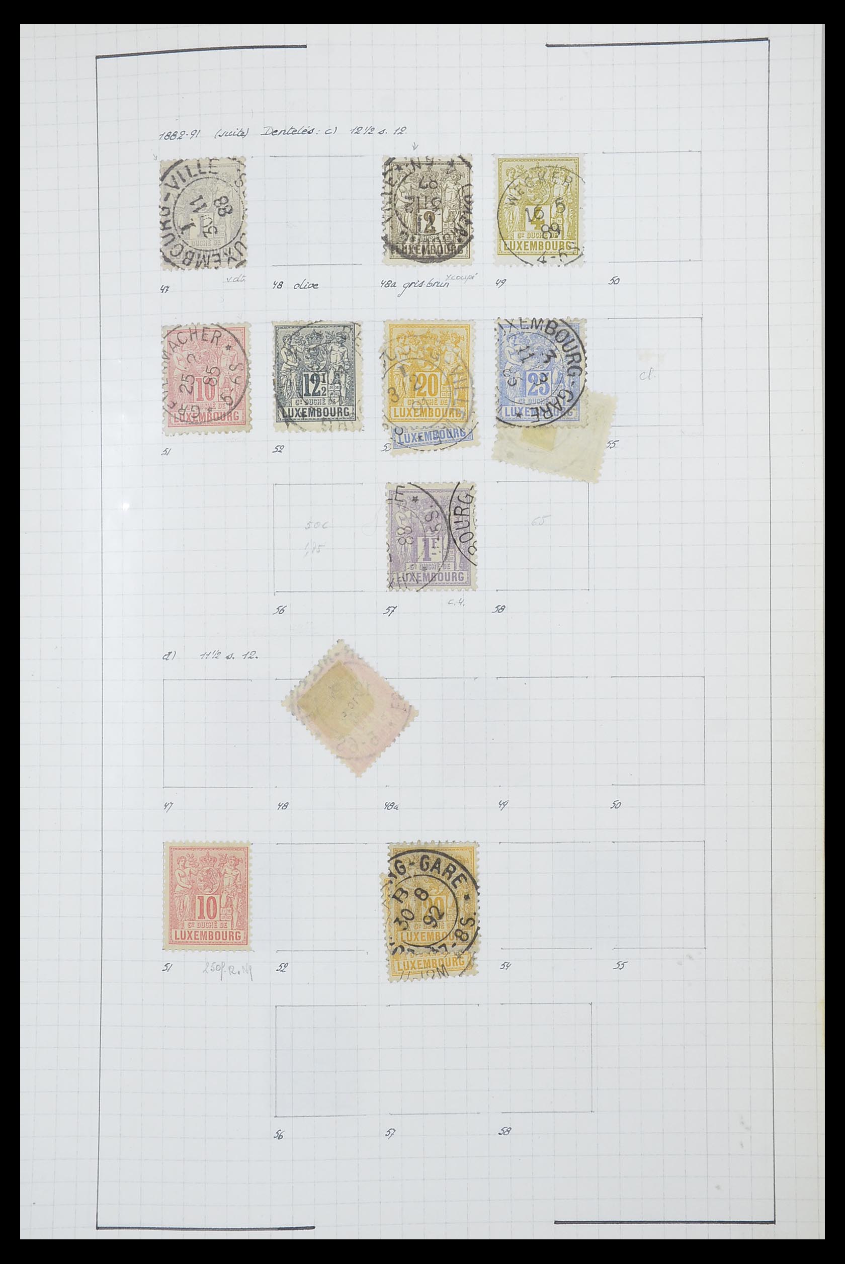 33817 009 - Stamp collection 33817 Luxembourg 1852-2019.