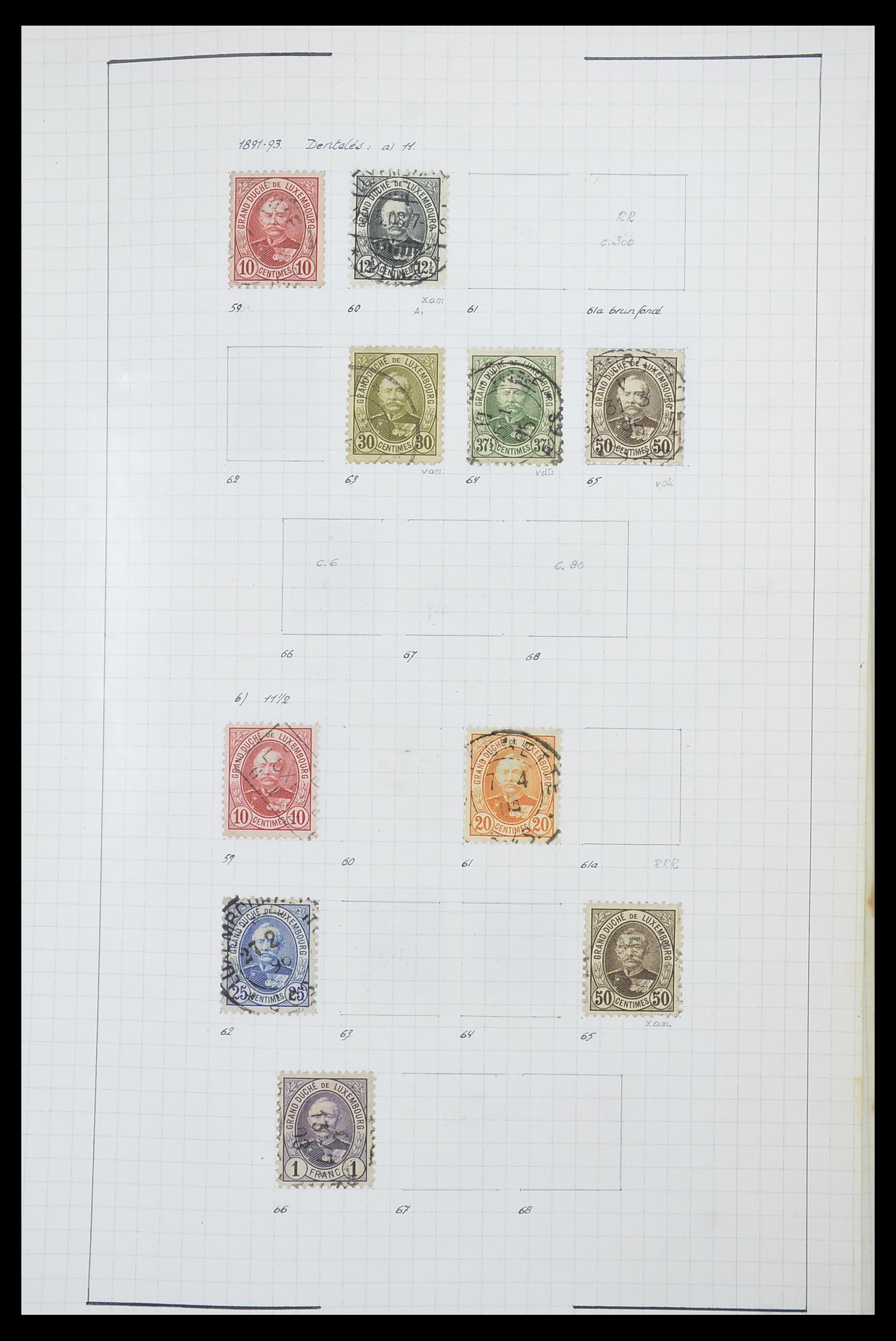 33817 010 - Postzegelverzameling 33817 Luxemburg 1852-2019.