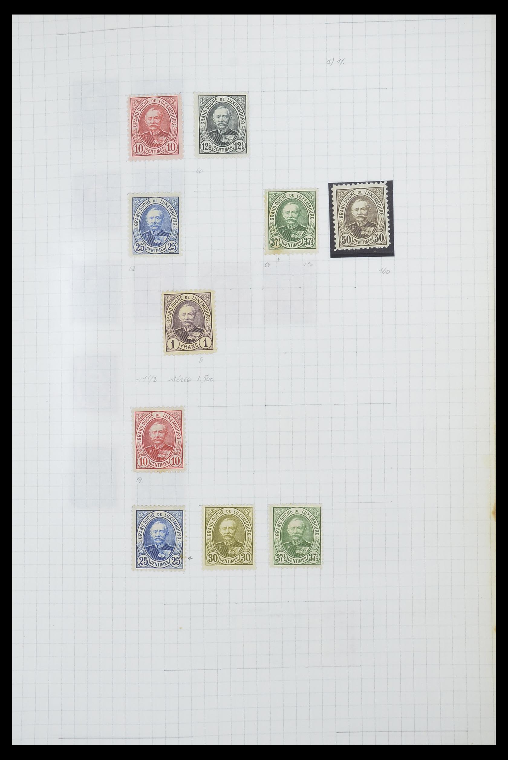 33817 011 - Stamp collection 33817 Luxembourg 1852-2019.