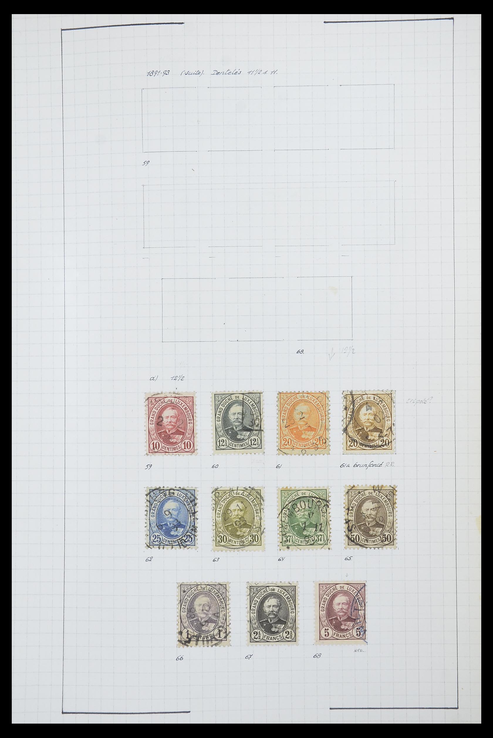 33817 013 - Stamp collection 33817 Luxembourg 1852-2019.