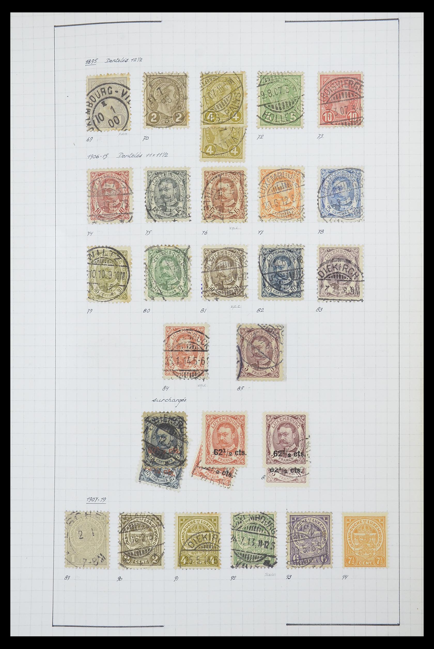 33817 015 - Stamp collection 33817 Luxembourg 1852-2019.