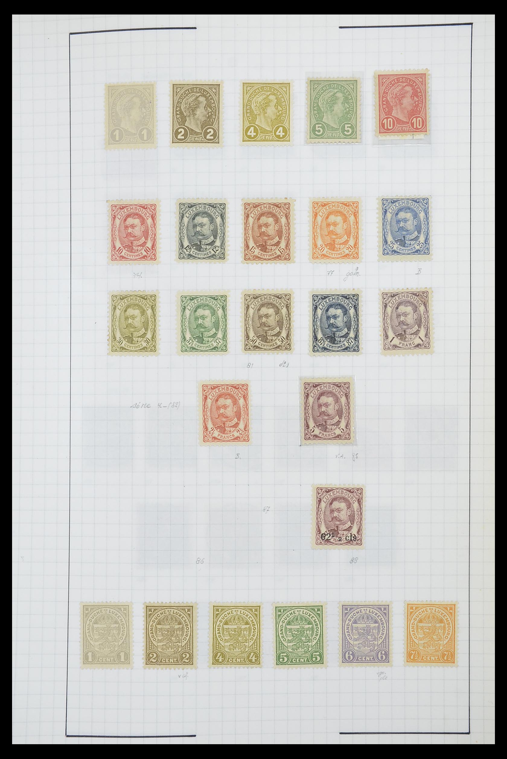 33817 016 - Stamp collection 33817 Luxembourg 1852-2019.