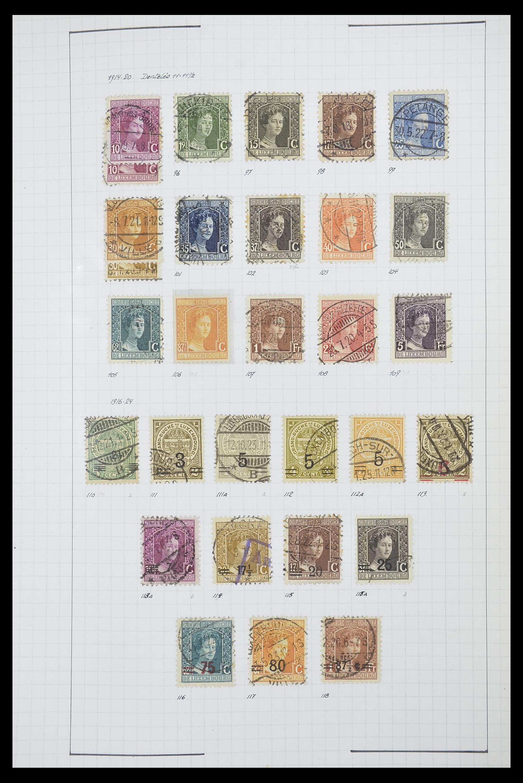 33817 017 - Postzegelverzameling 33817 Luxemburg 1852-2019.