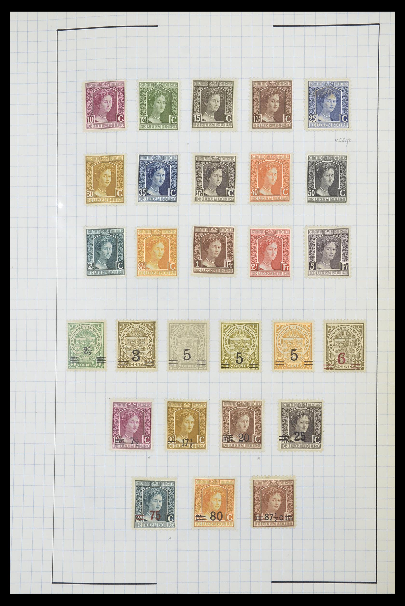 33817 018 - Stamp collection 33817 Luxembourg 1852-2019.