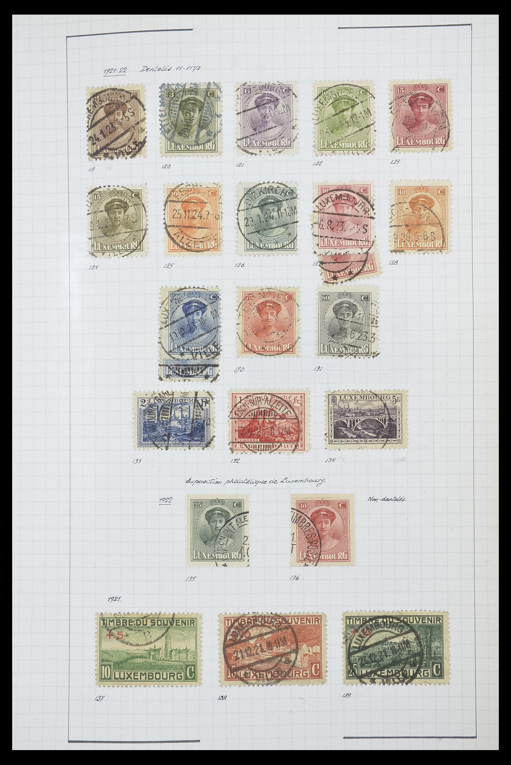 33817 019 - Stamp collection 33817 Luxembourg 1852-2019.